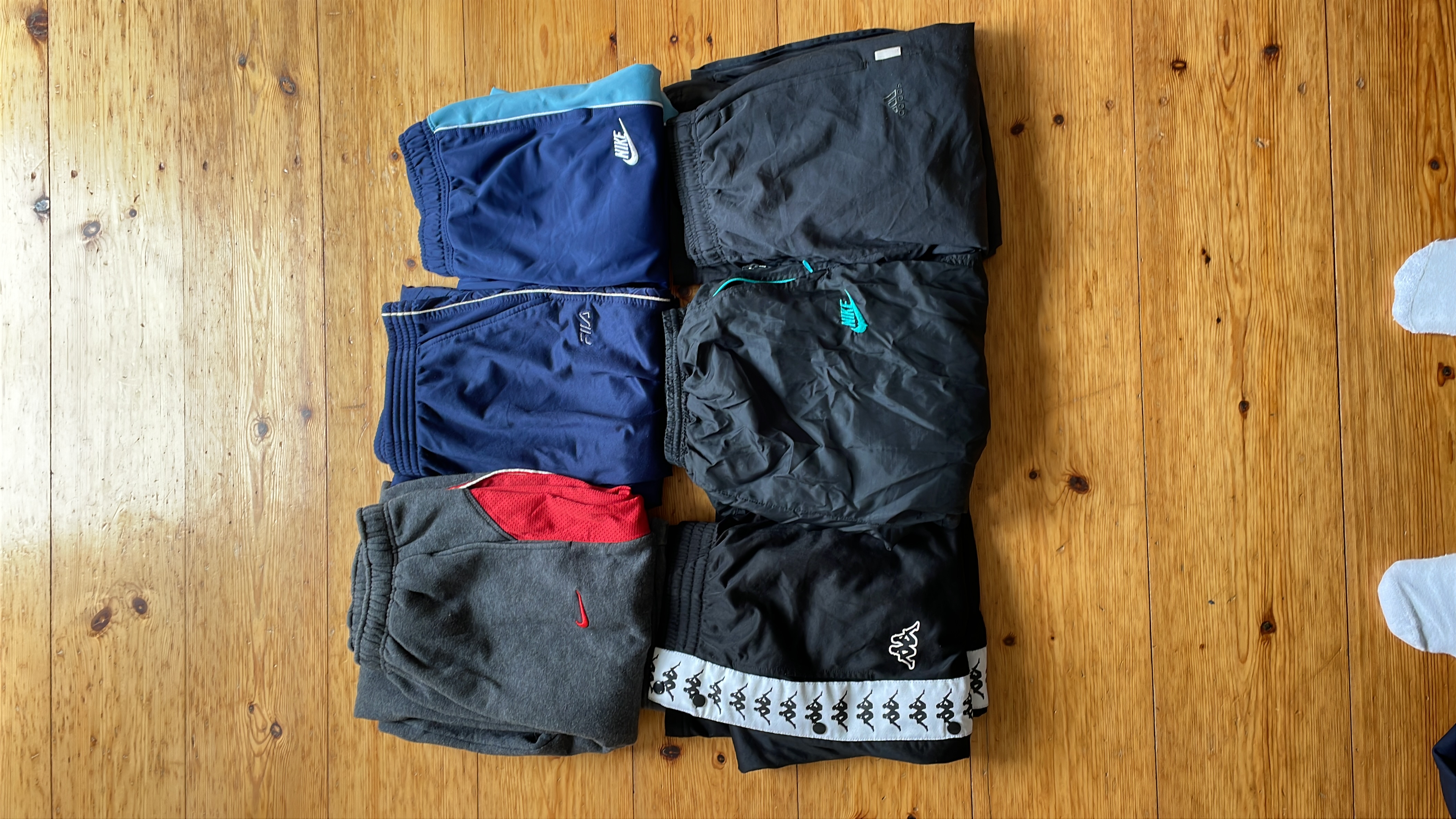 ミックススポーツブランド トラックパンツ ヴィンテージ プレミアム