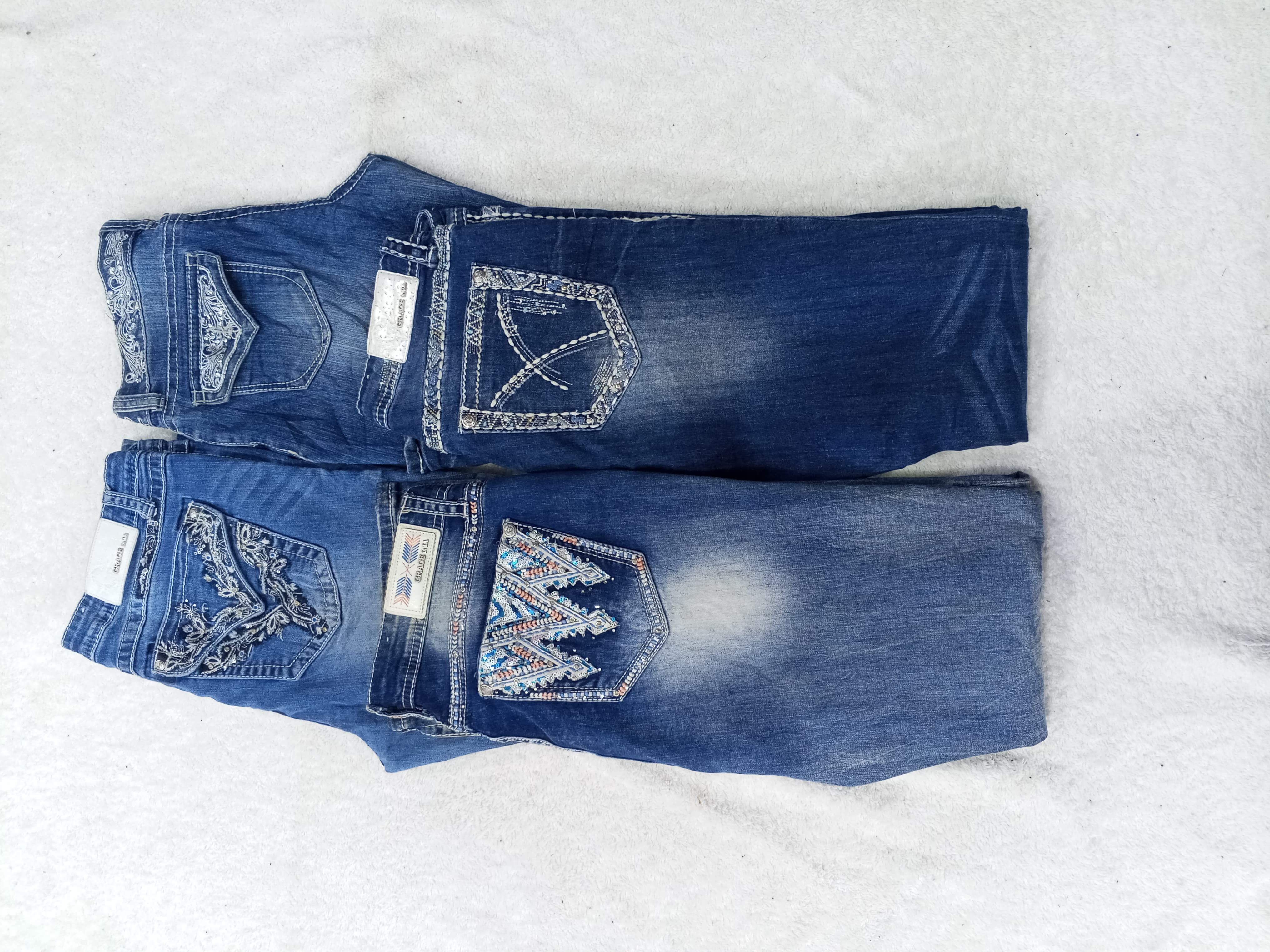 IQ0007 Y2k Britney Era Denim Jeans - 13 pezzi