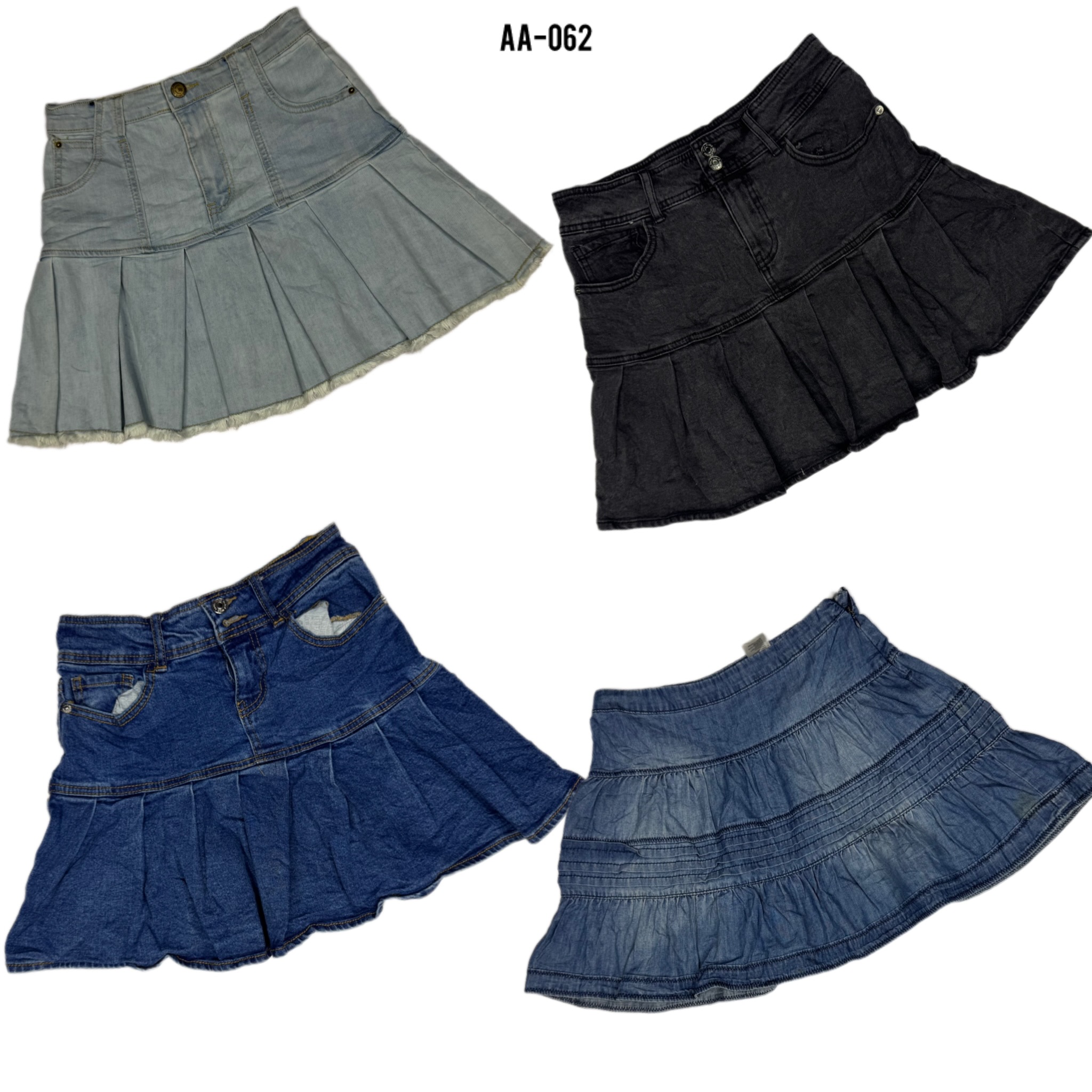 Y2K Britney Era Denim Mini Skirts (AA-062)