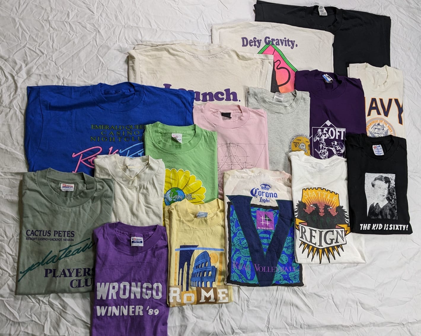 T-shirts à une couture