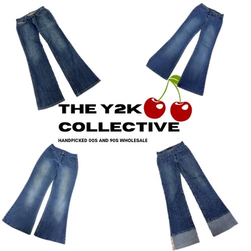 Y2K Back to Basics Flared Jeans Mix (TEC72)