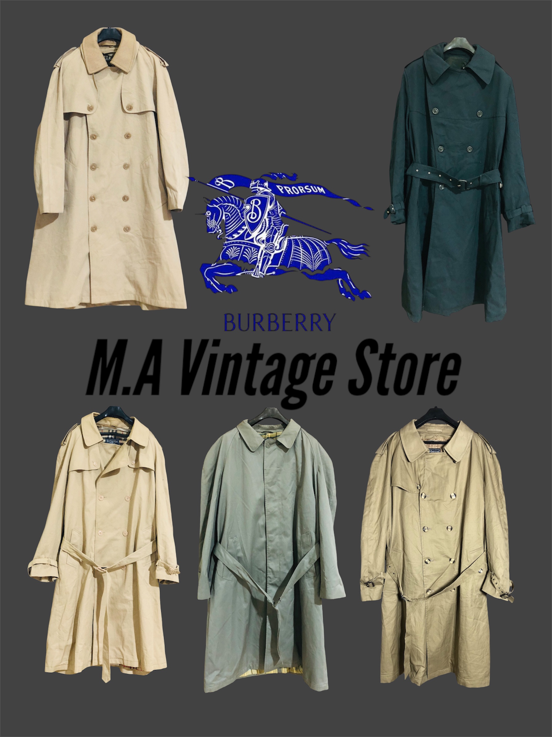 Manteaux trench Burberry 15 pièces