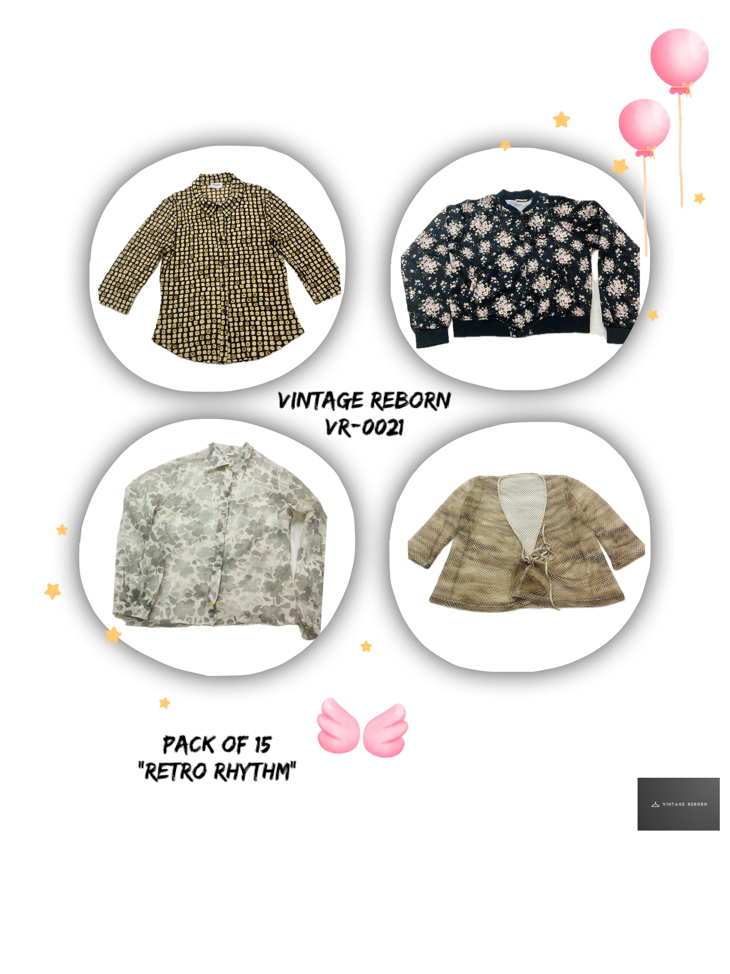 Y2k shirts y2k jackets pimkie h&m espirit (VR-0021) RETRO RHYTHM