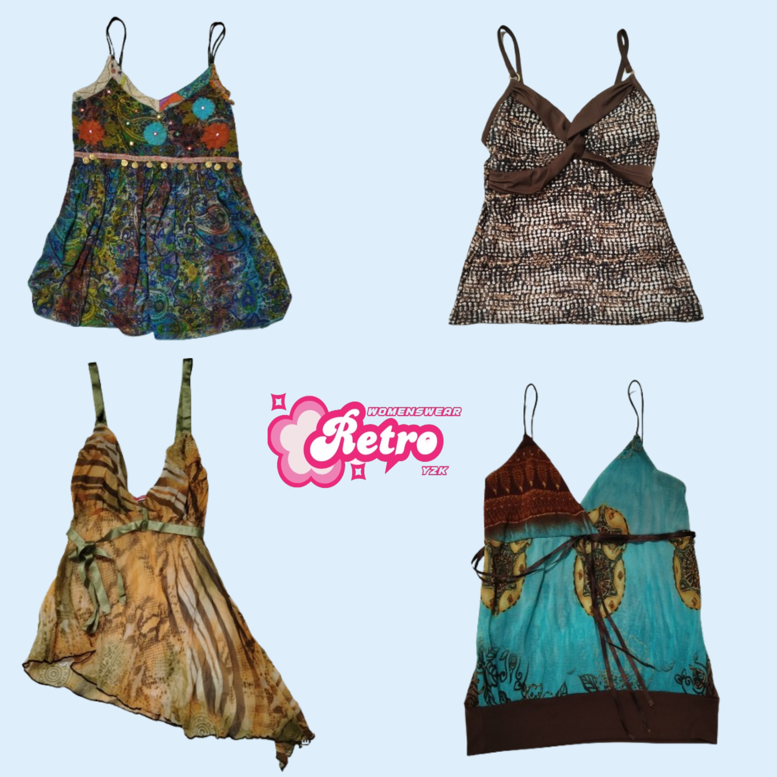 Y2k Edgy Girl Cami Tops (May-35)