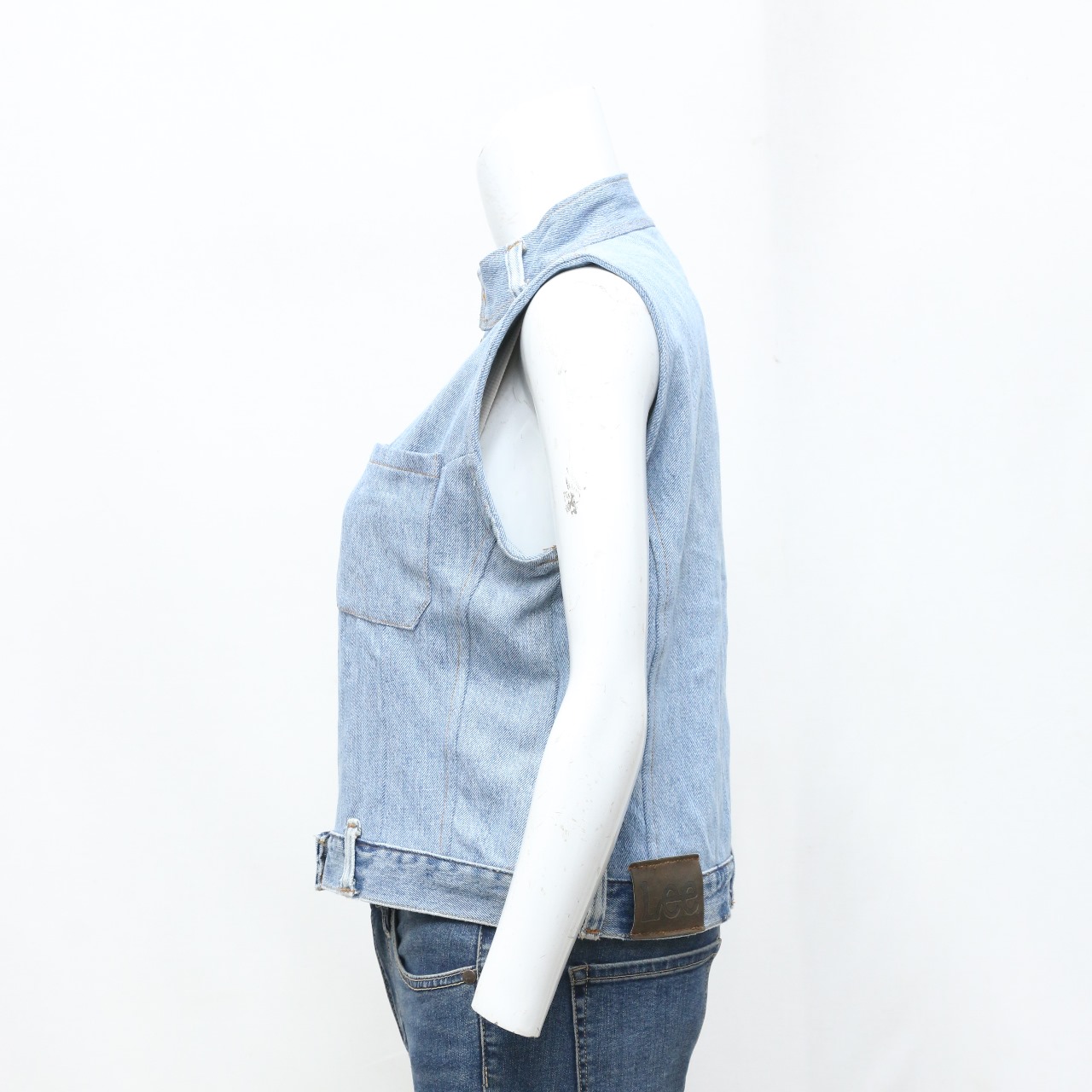 CV0040 Gilet in denim da riprocessare - 20 pezzi