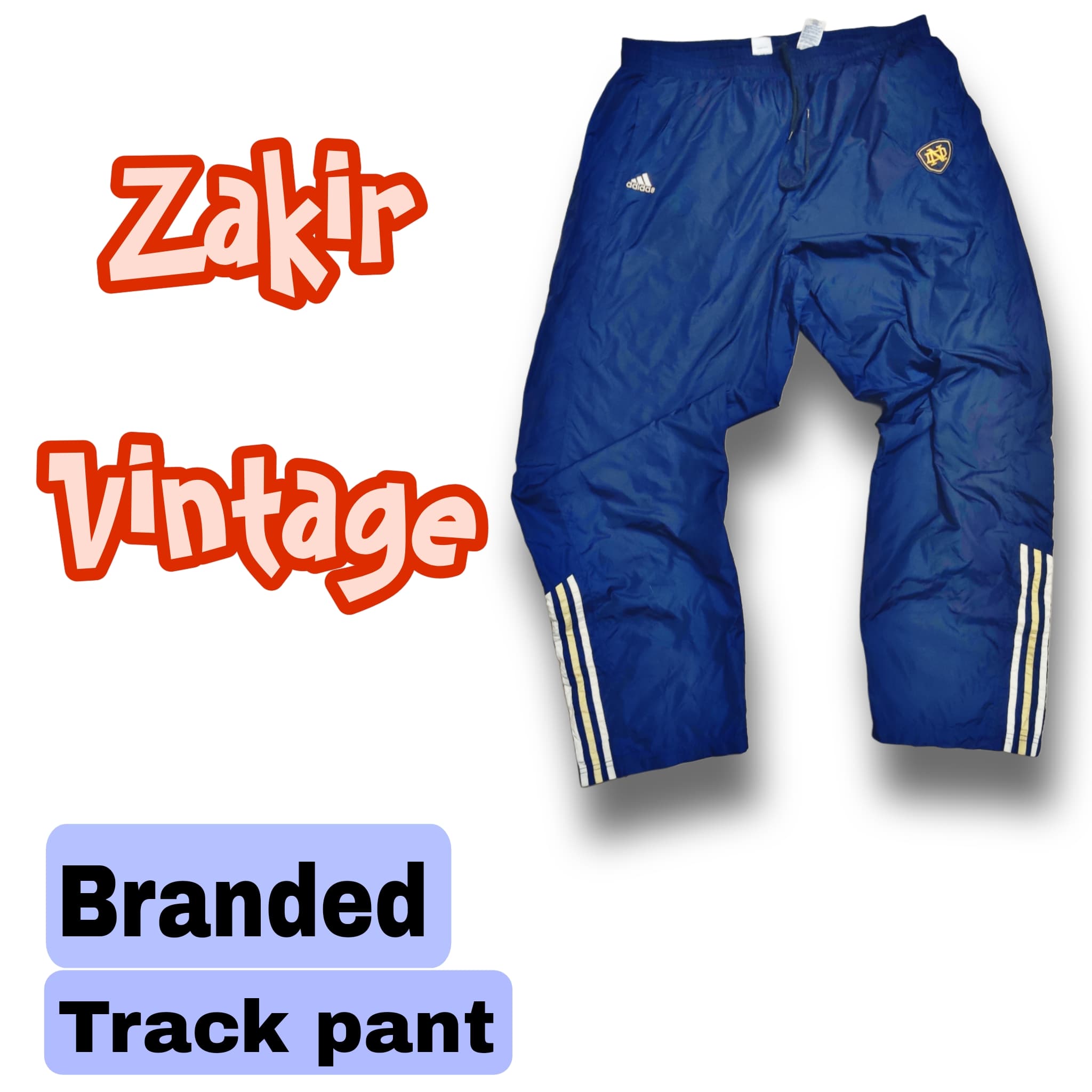 Branded track pants