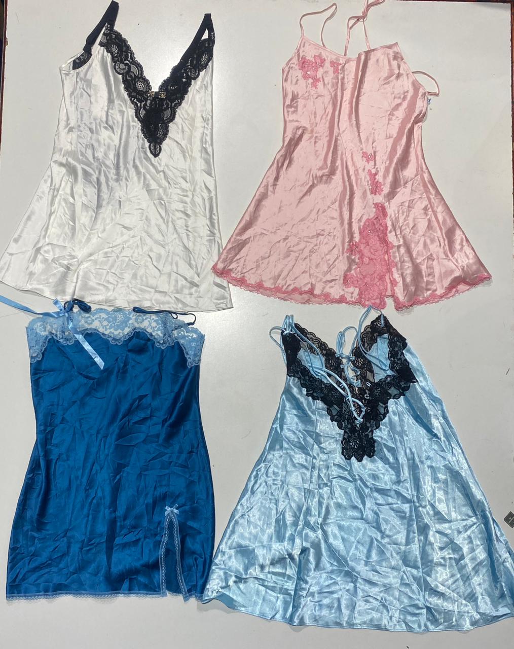 Silk Slip Dresses 10 Pcs