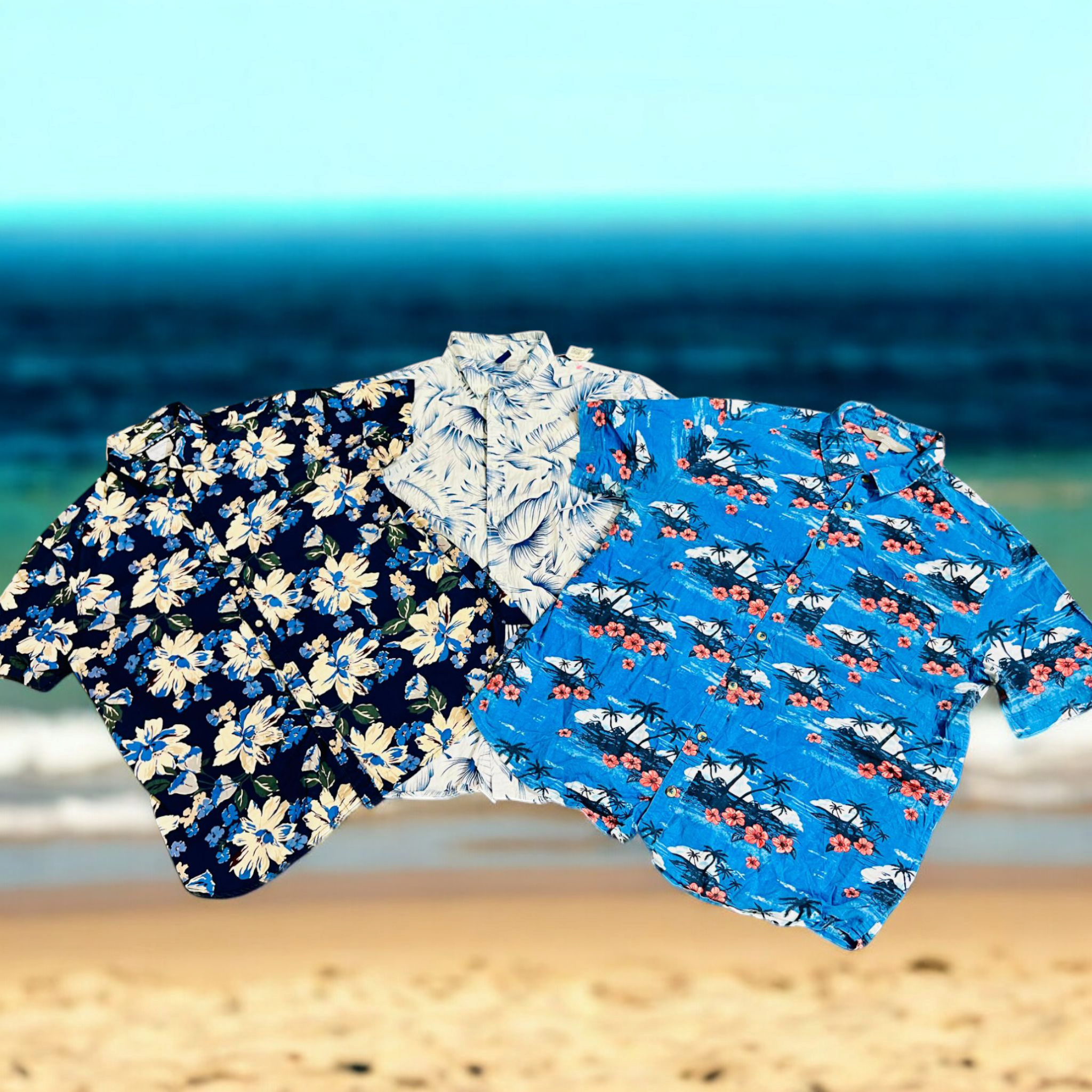 Summer Beach Hawaiin Shirts (50pcs)