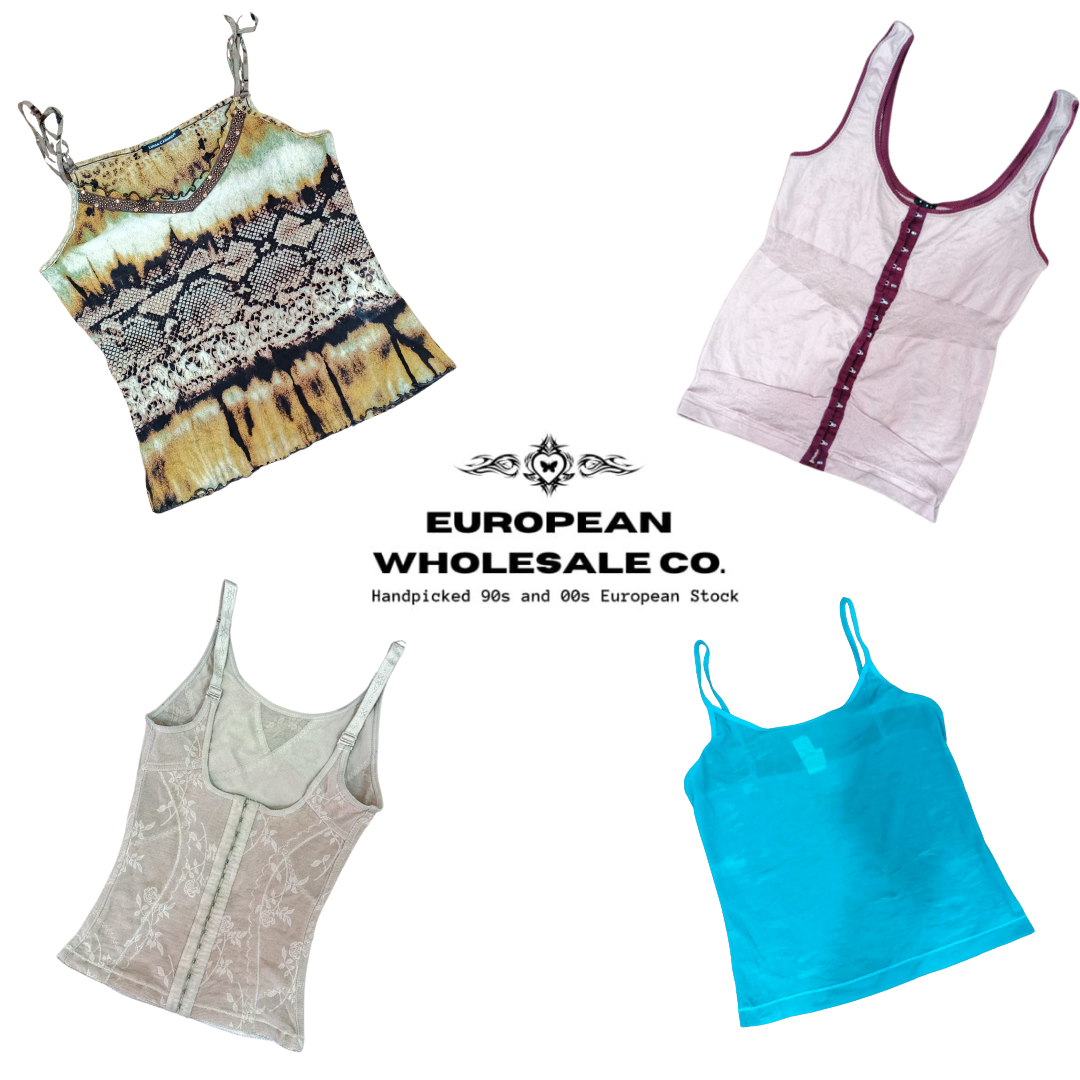 Y2K European Cami Tops Mix (EWC55)