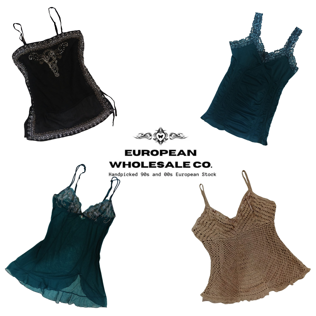 Y2K Europäische Cami Tops Mix (EWC64)
