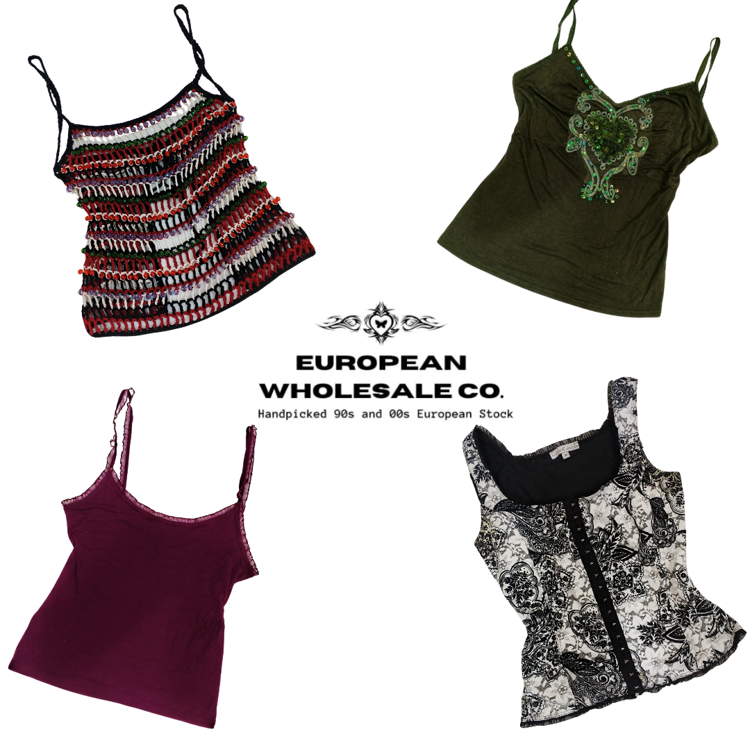 Y2K Europäische Cami Tops Mix (EWC65)
