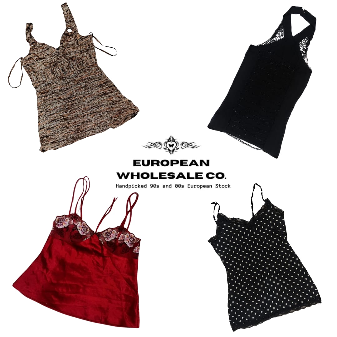 Y2K Europäische Cami Tops Mix (EWC68)
