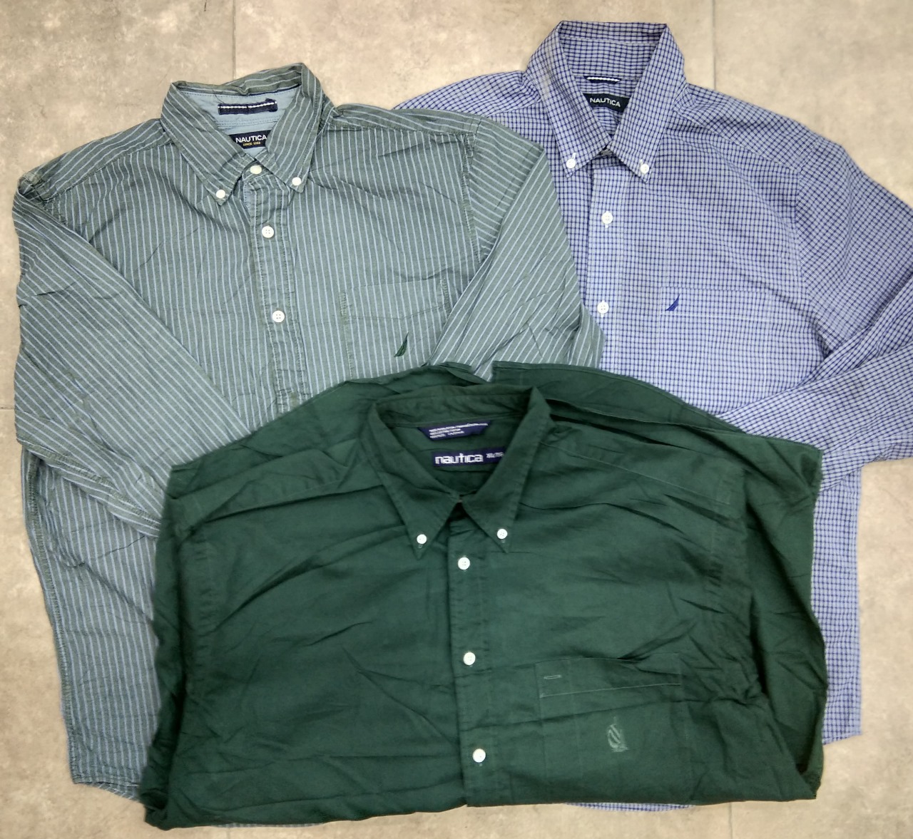 ZH0049 Nautica Men Shirts - 13 Pcs