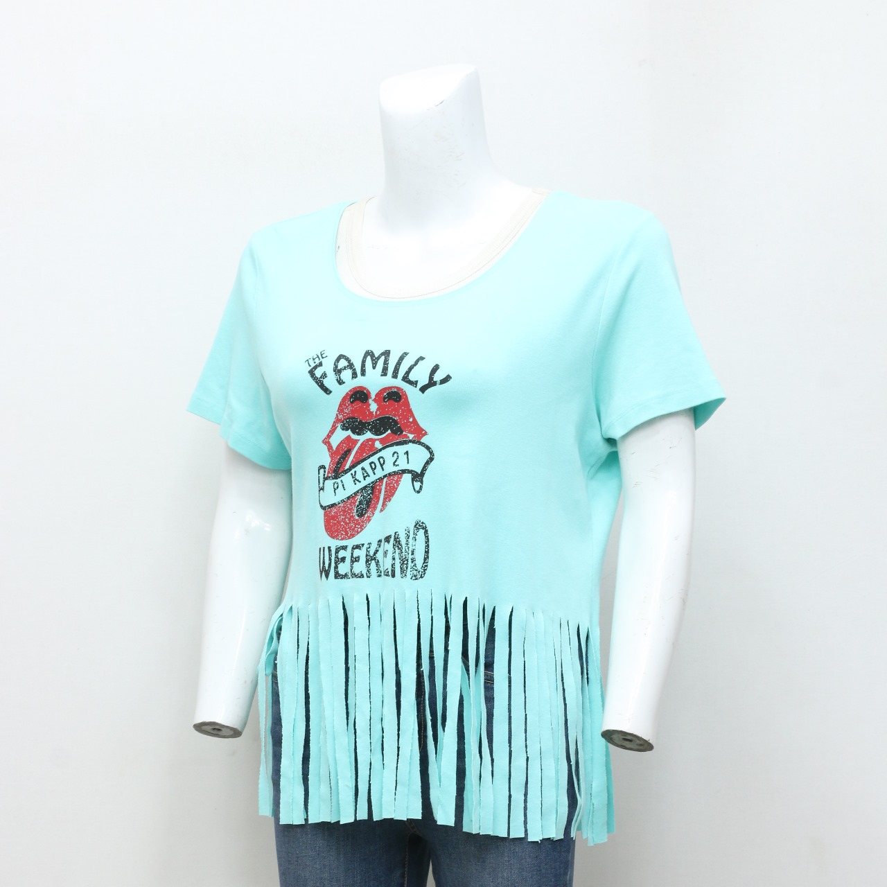 CV0077 T-shirts à franges recyclés pour femmes - 20 pièces