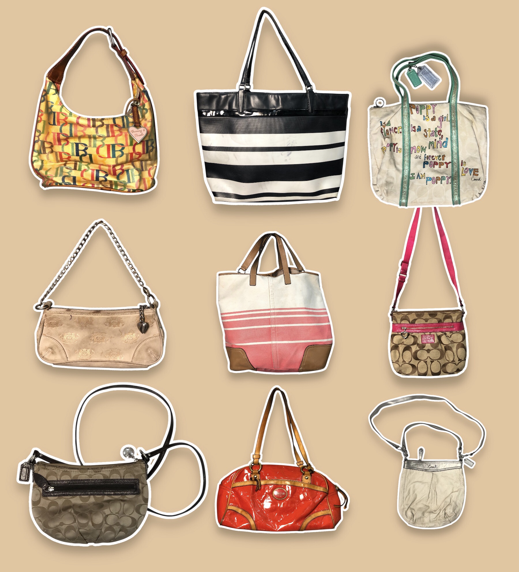  Popping Colours  x Branded Bags S-1099