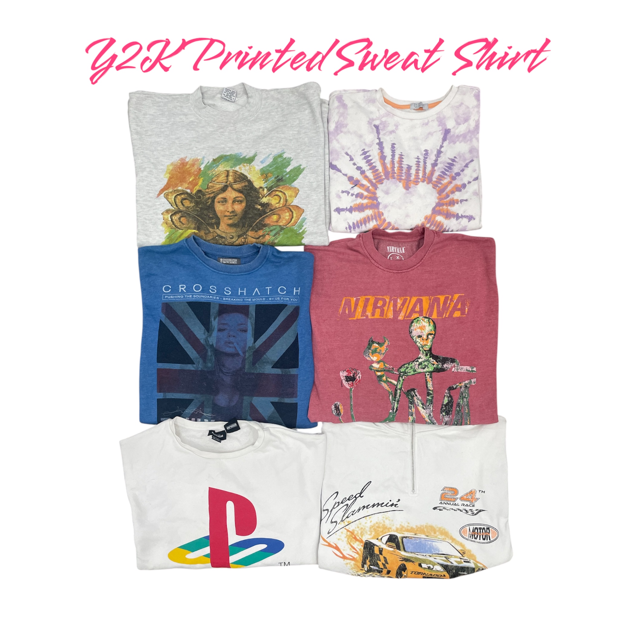 Sudadera Impresa Y2k 8x