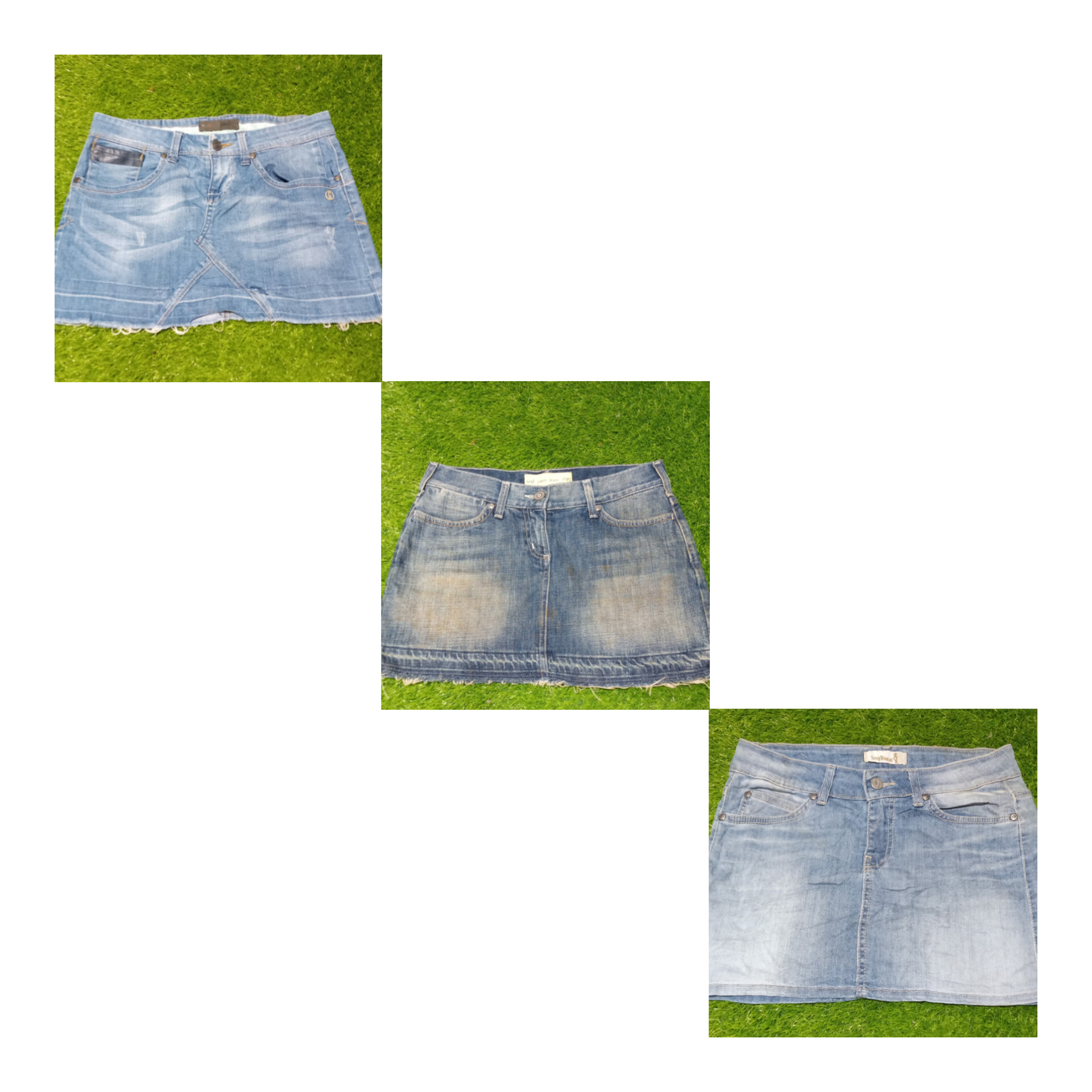 Y2K Denim Mini Skirts 8 PIECES