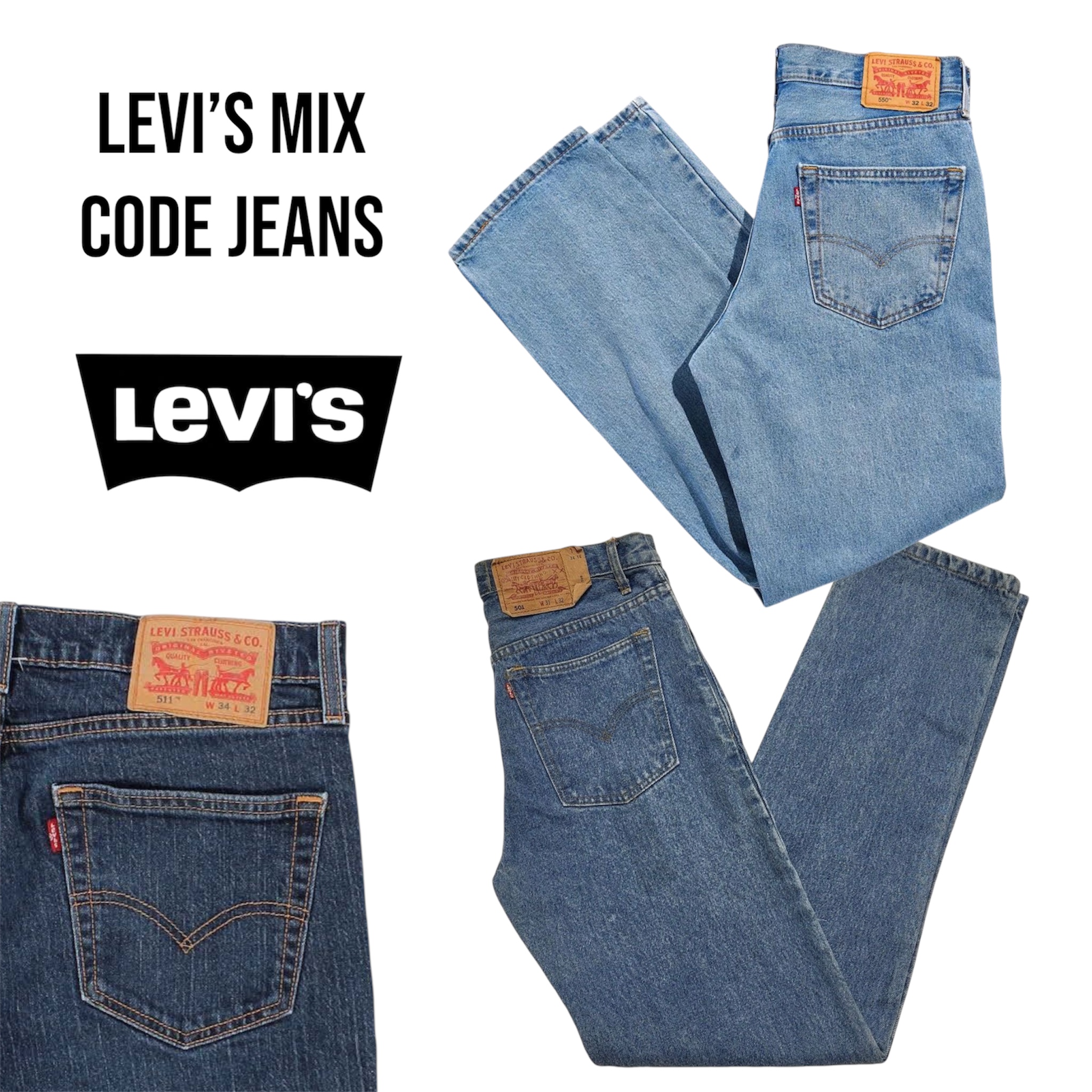 Levi's jean Mix Code | 20Pcs Bundle