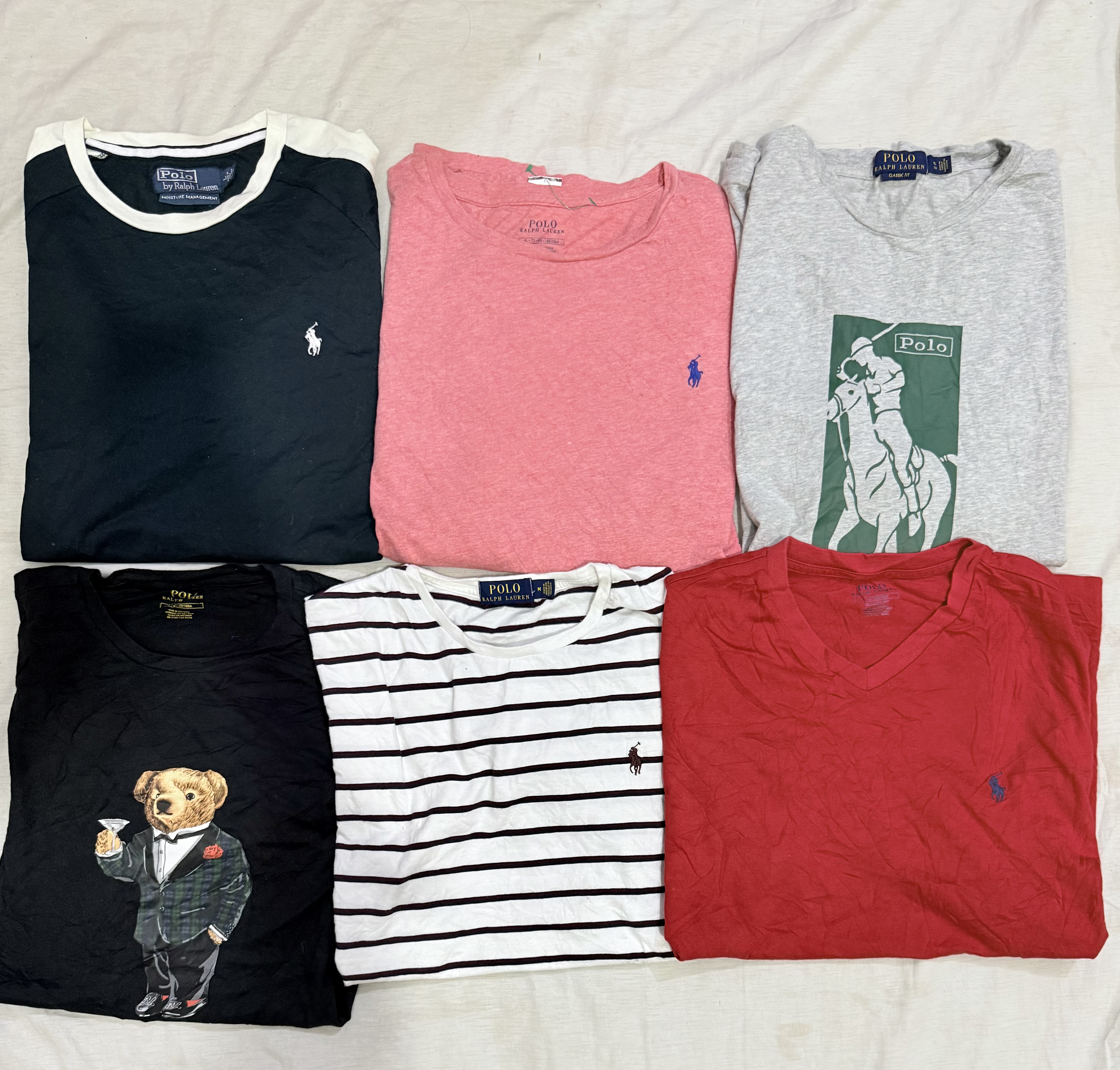 Camisetas Ralph Lauren 61 piezas