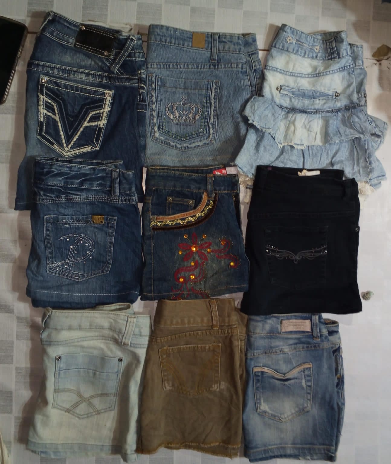 VIGOSS, PULL & BEAR AND OTHER MIX BRANDS MINI SKIRTS (ID 1059)