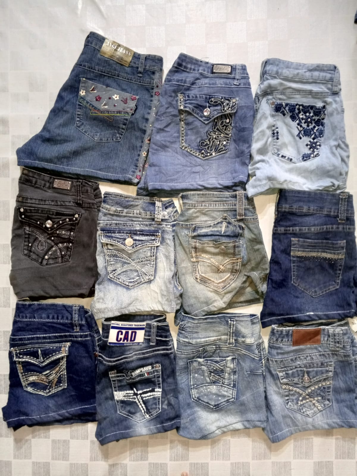 WALLFLOWER AND OTHER MIX BRANDS MINI MICRO SHORTS (MR552)