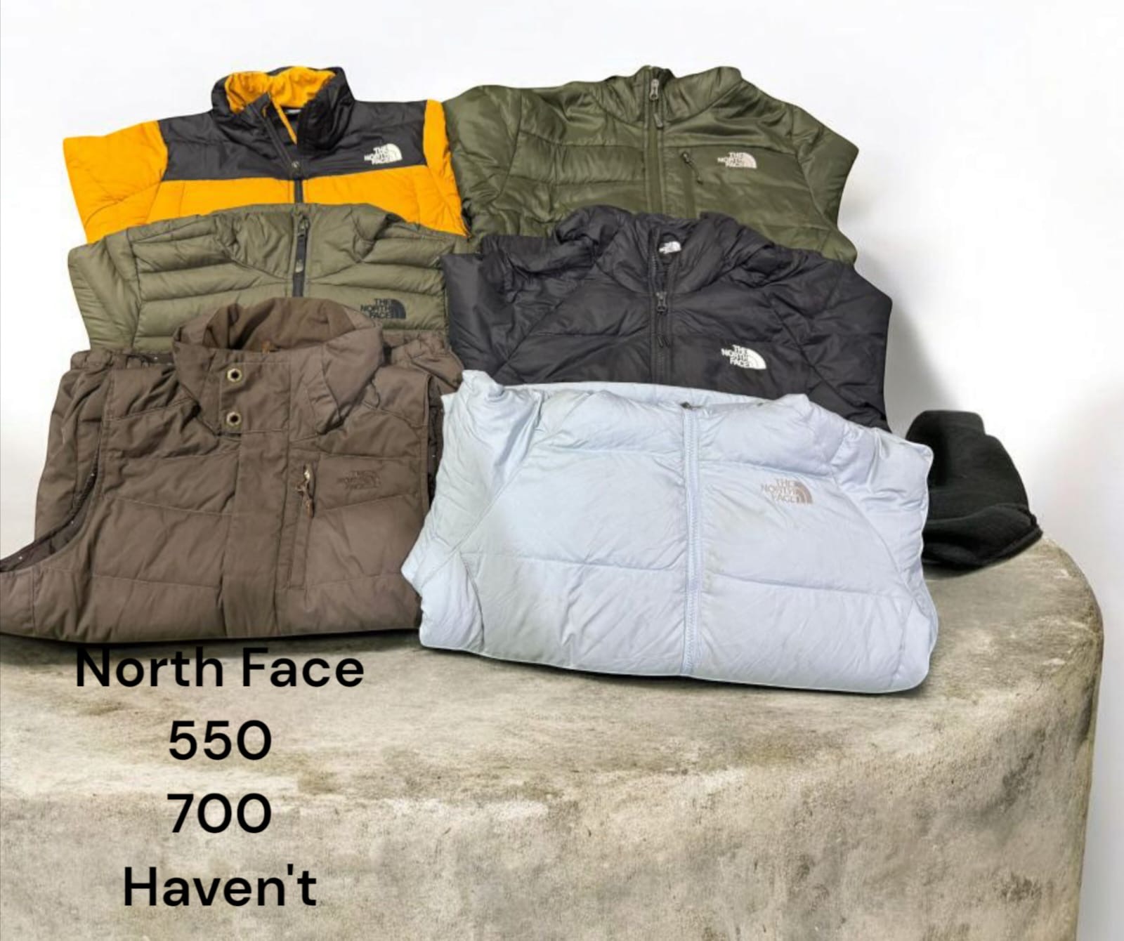 North Face Puffers Jackets (12pcs)
