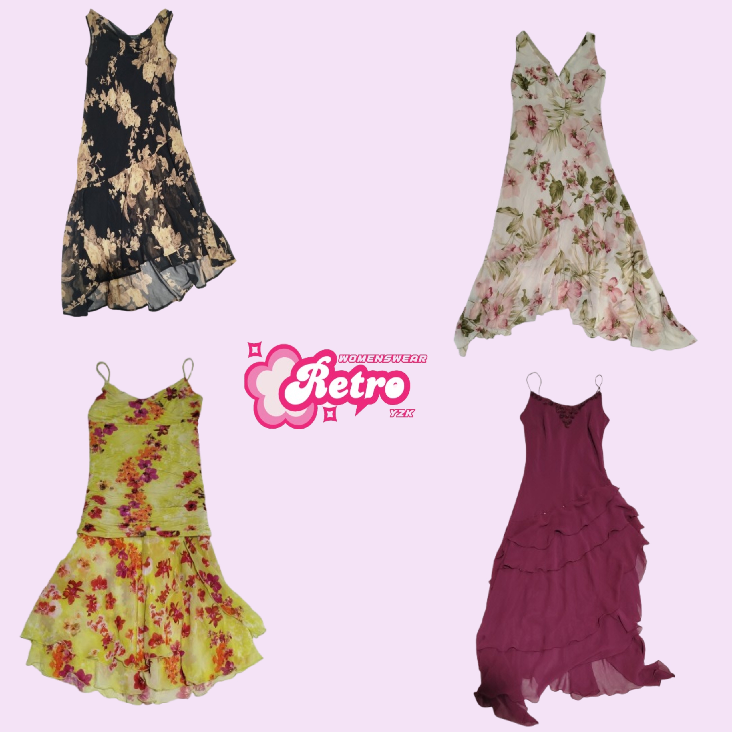 Y2k Fairycore Midi Dress (May-38)