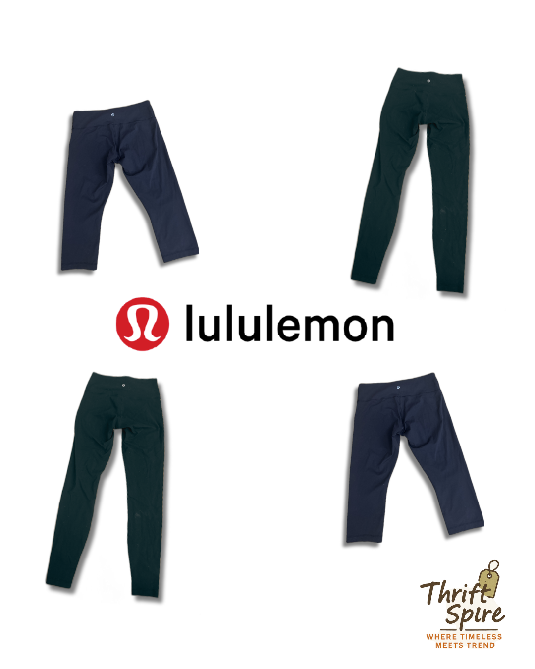 Lululemon Black Leggings & Capris - 30pcs