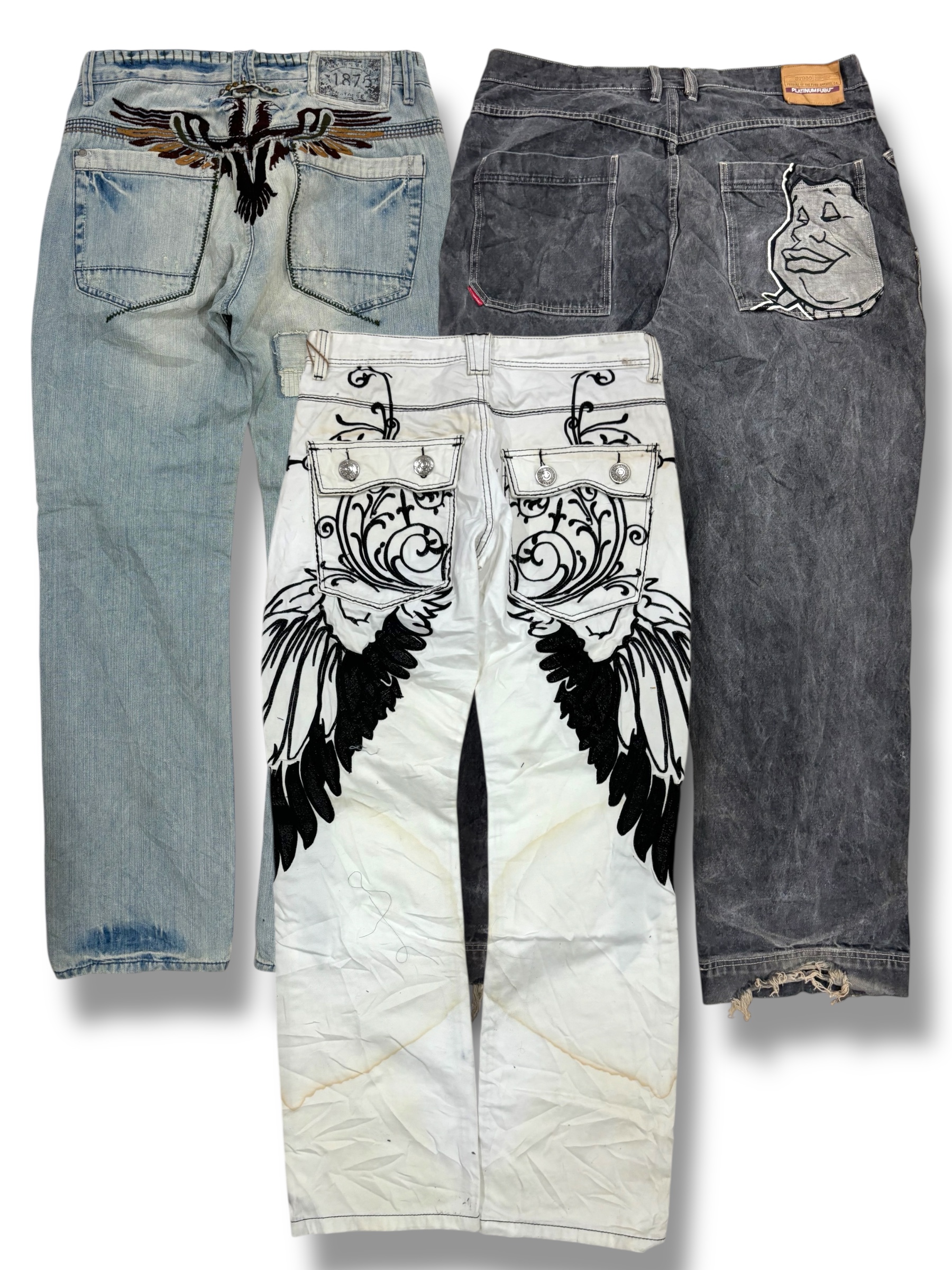 Y2K Hip Hop Jeans Baggy 20 Pcs (E-57)