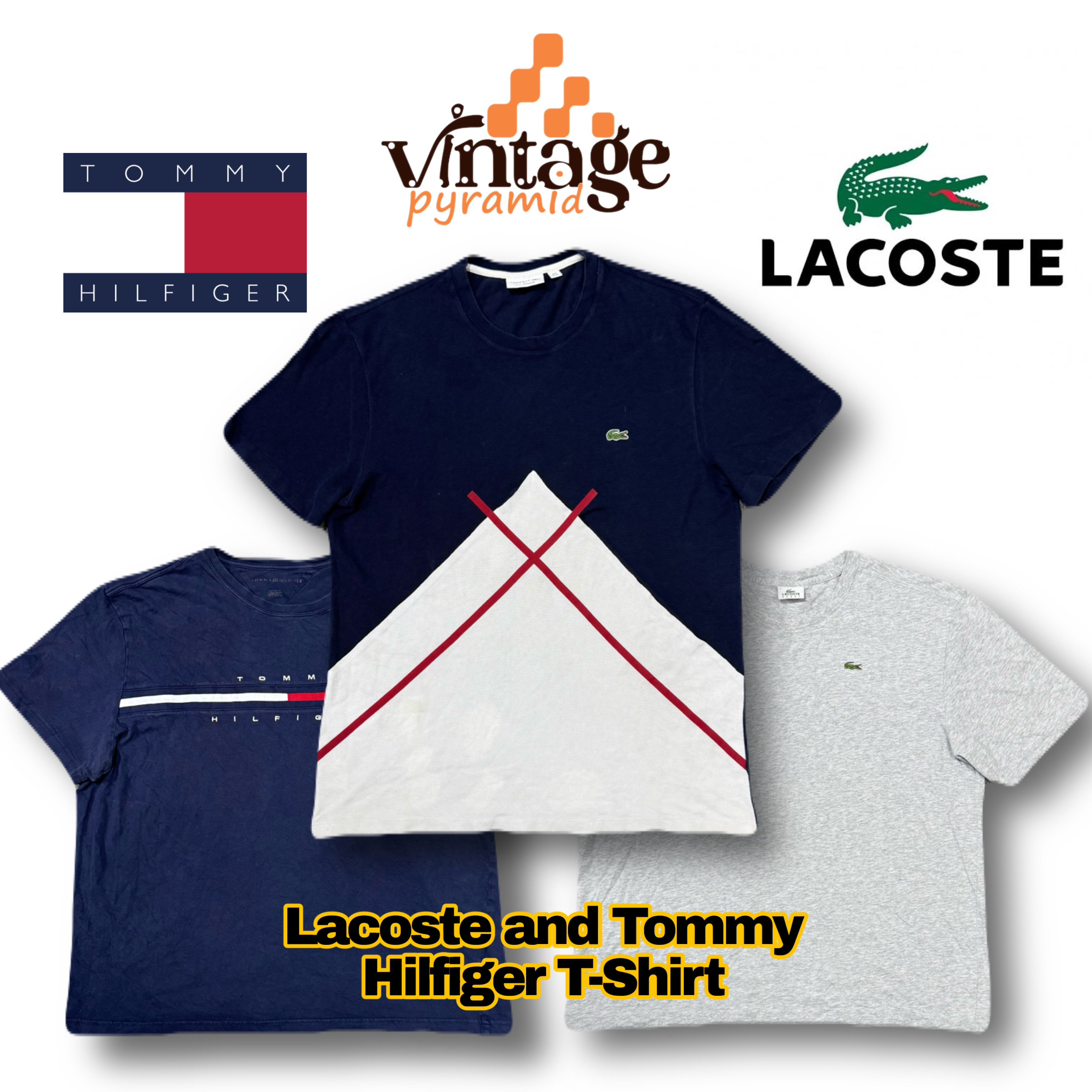 VP198 Lacoste and Tommy Hilfiger T-Shirts