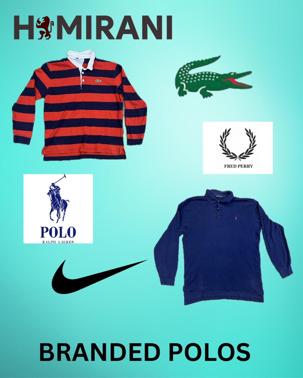 Men's Ralph Lauren, Lacoste, Nike Polo