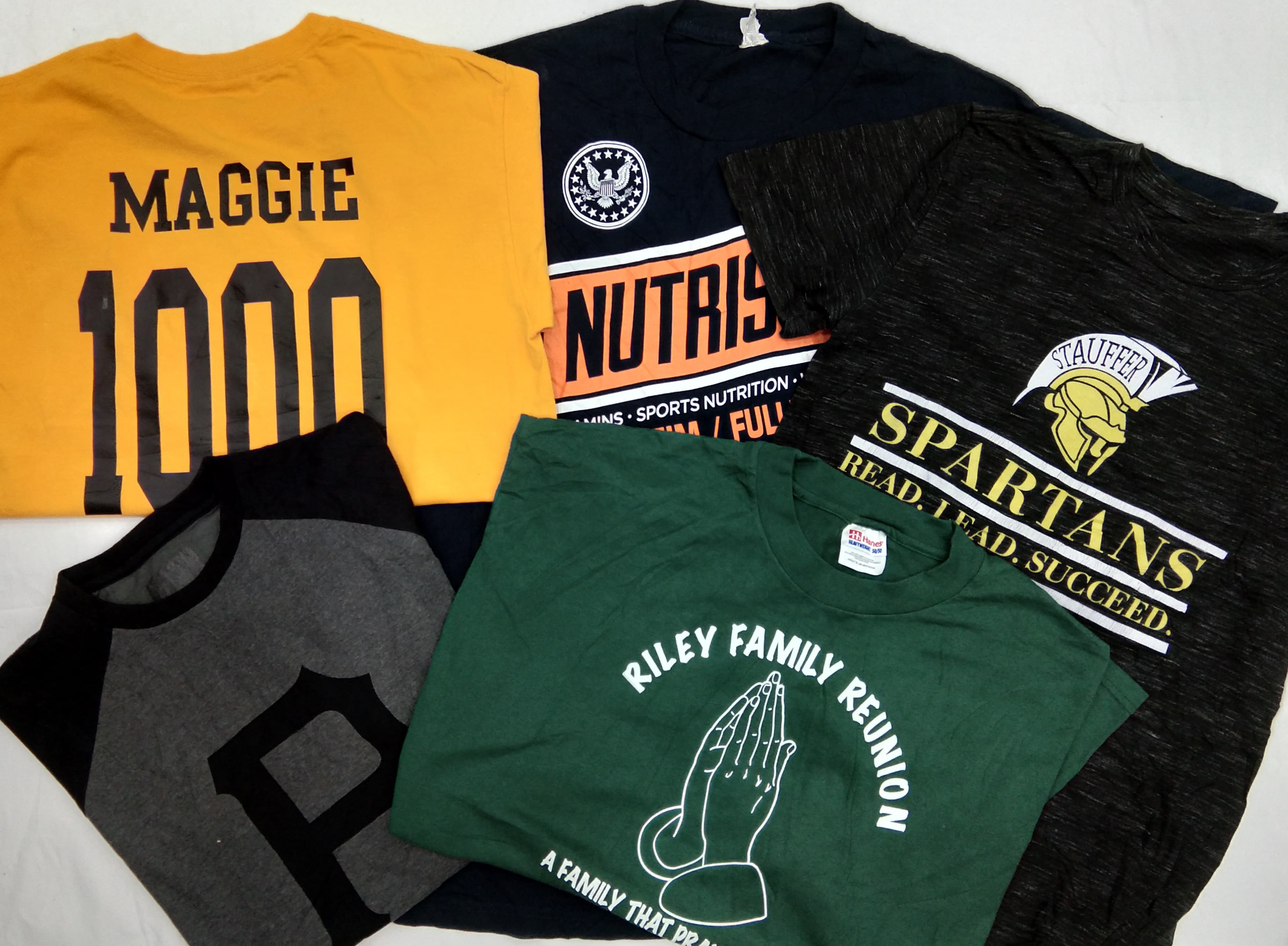 ZH0080 Unbranded Printed T-shirts - 20 Pcs