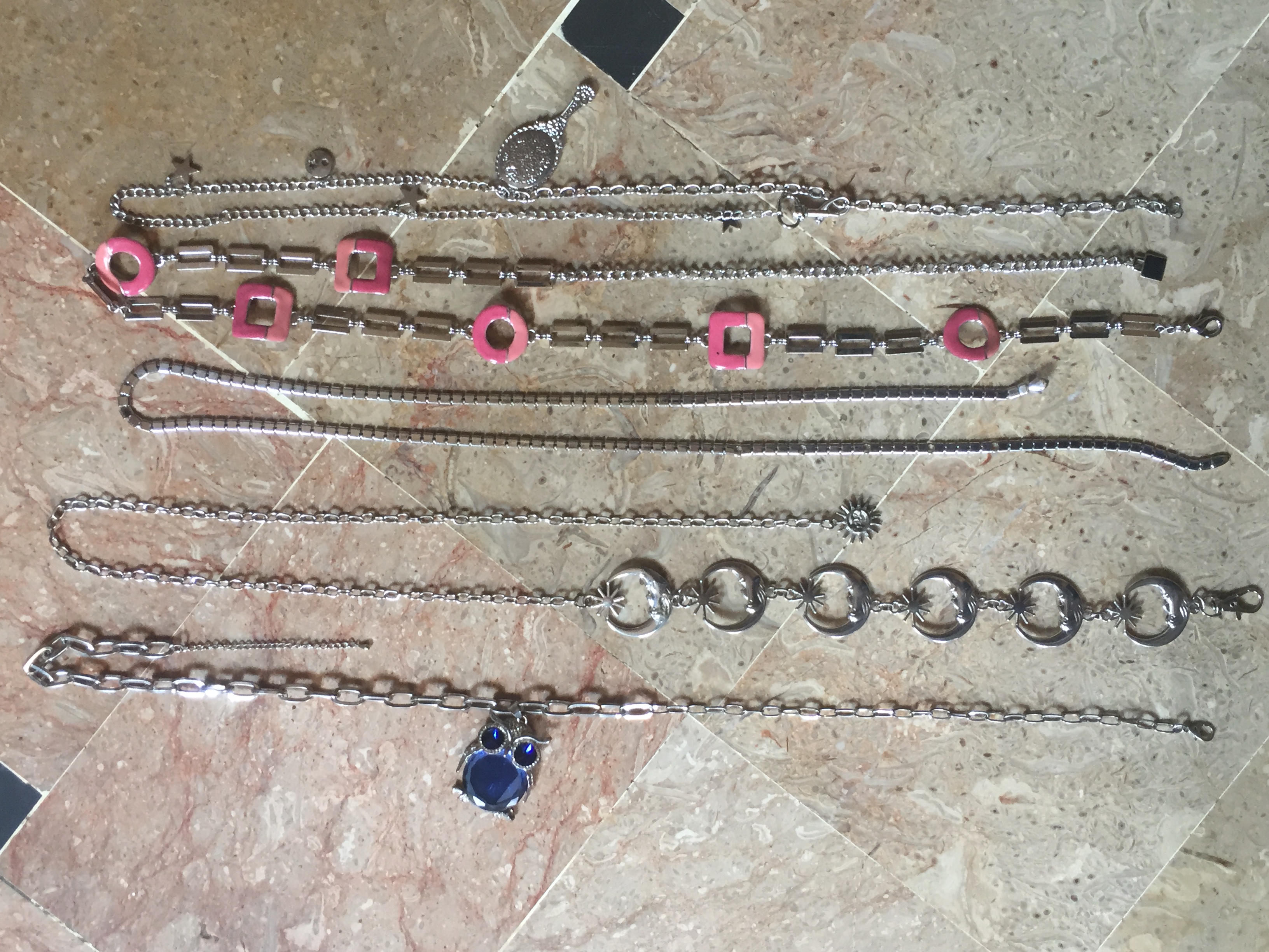 Silver Chain Belts