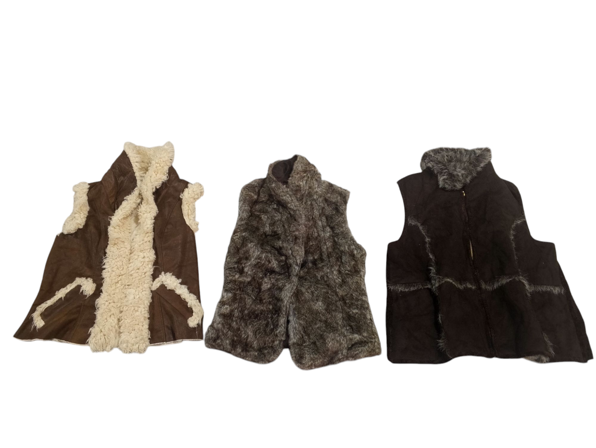 Shearling vests -10pcs -19/5/25