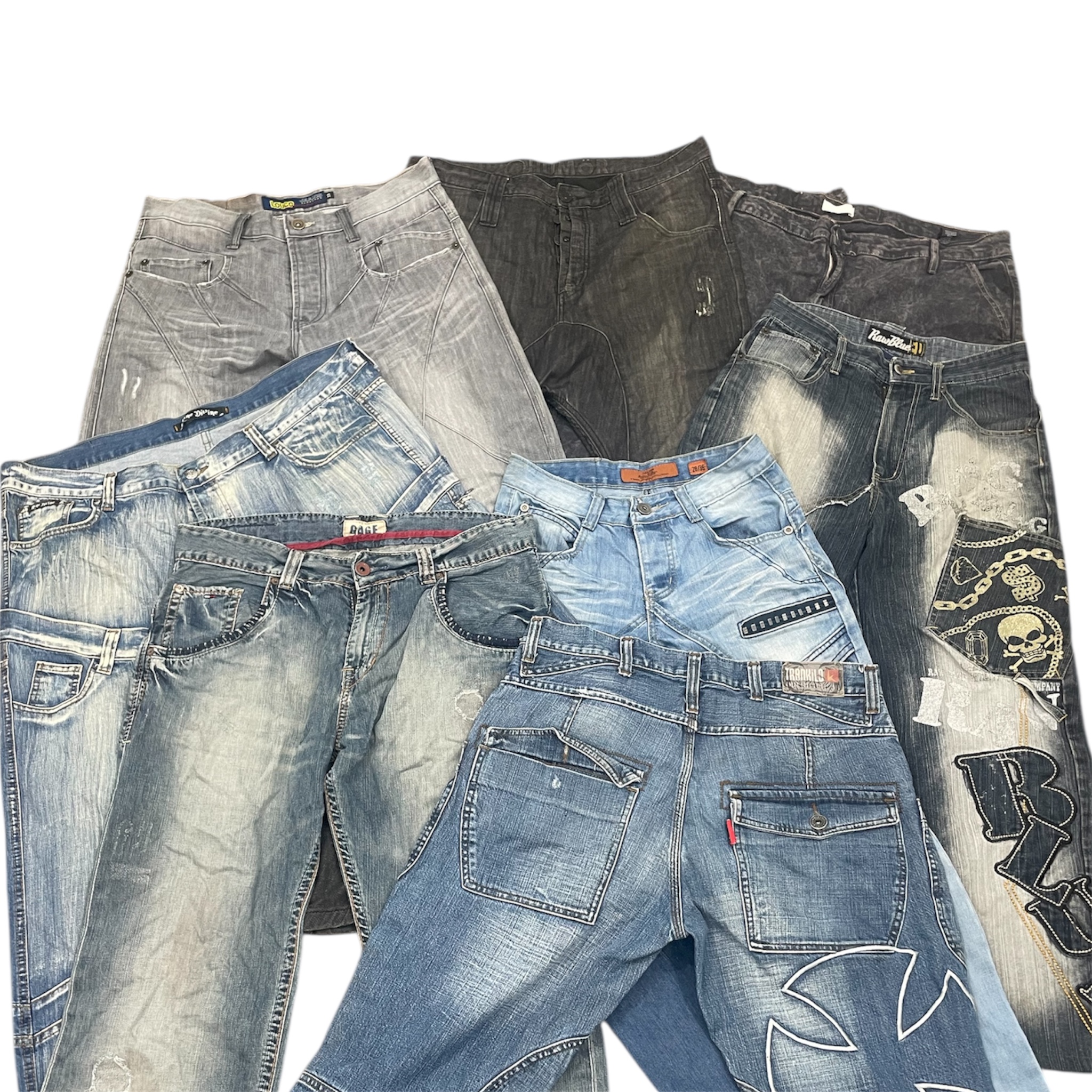 Y2K Hip Hop jeans | Stylish funky wear Denim jeans
