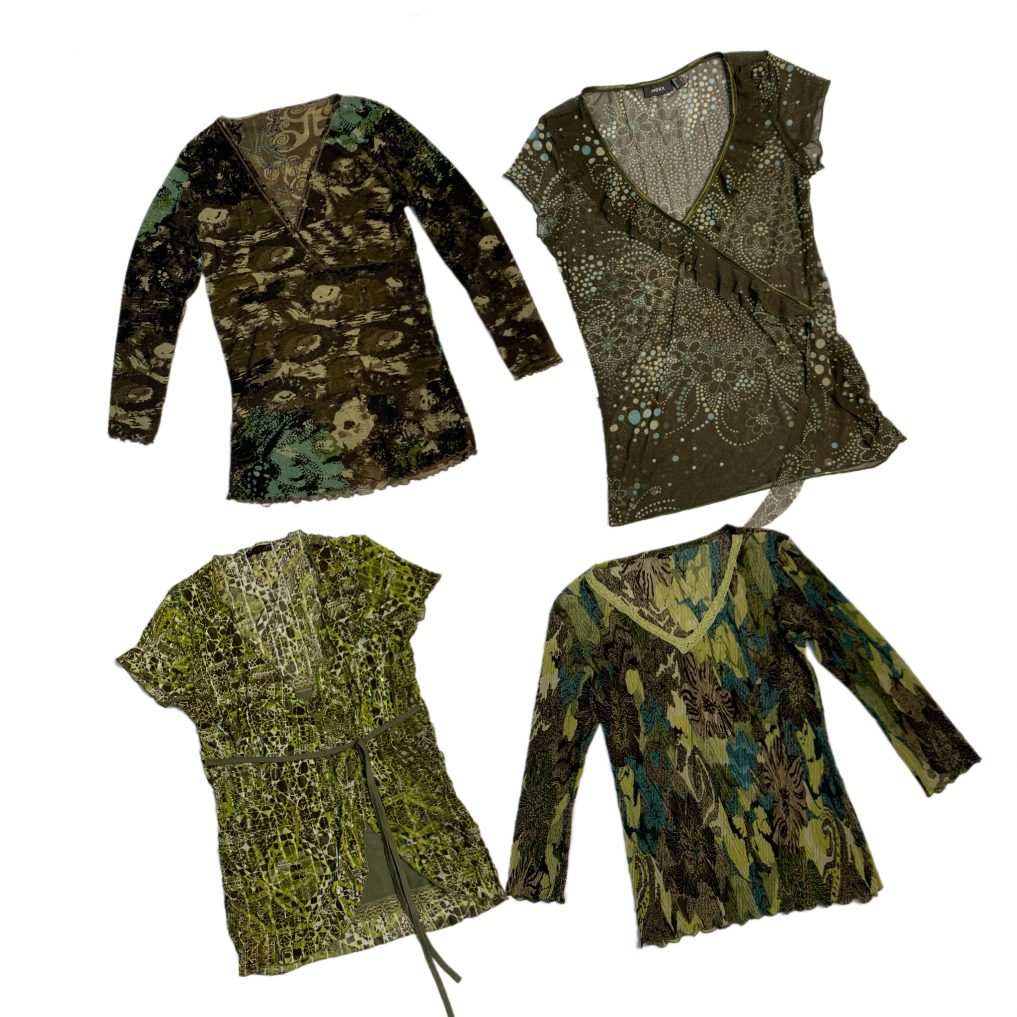 Y2K Earthy Toned Tops Mix