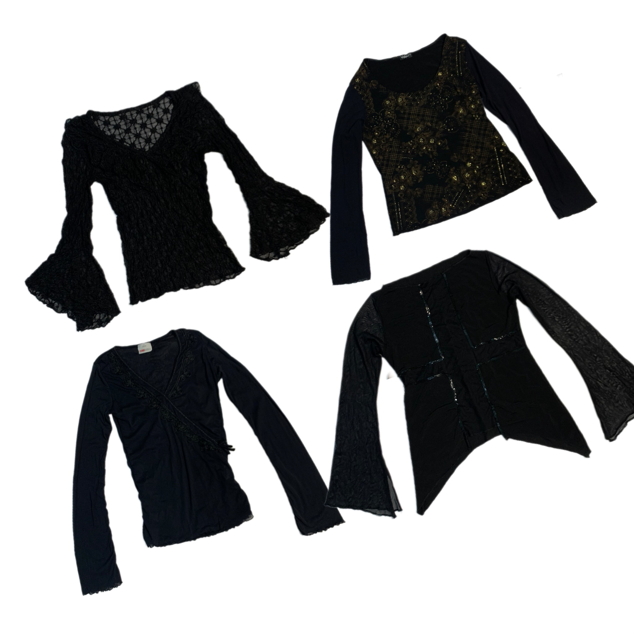 Y2K Gothic Girl Era Tops