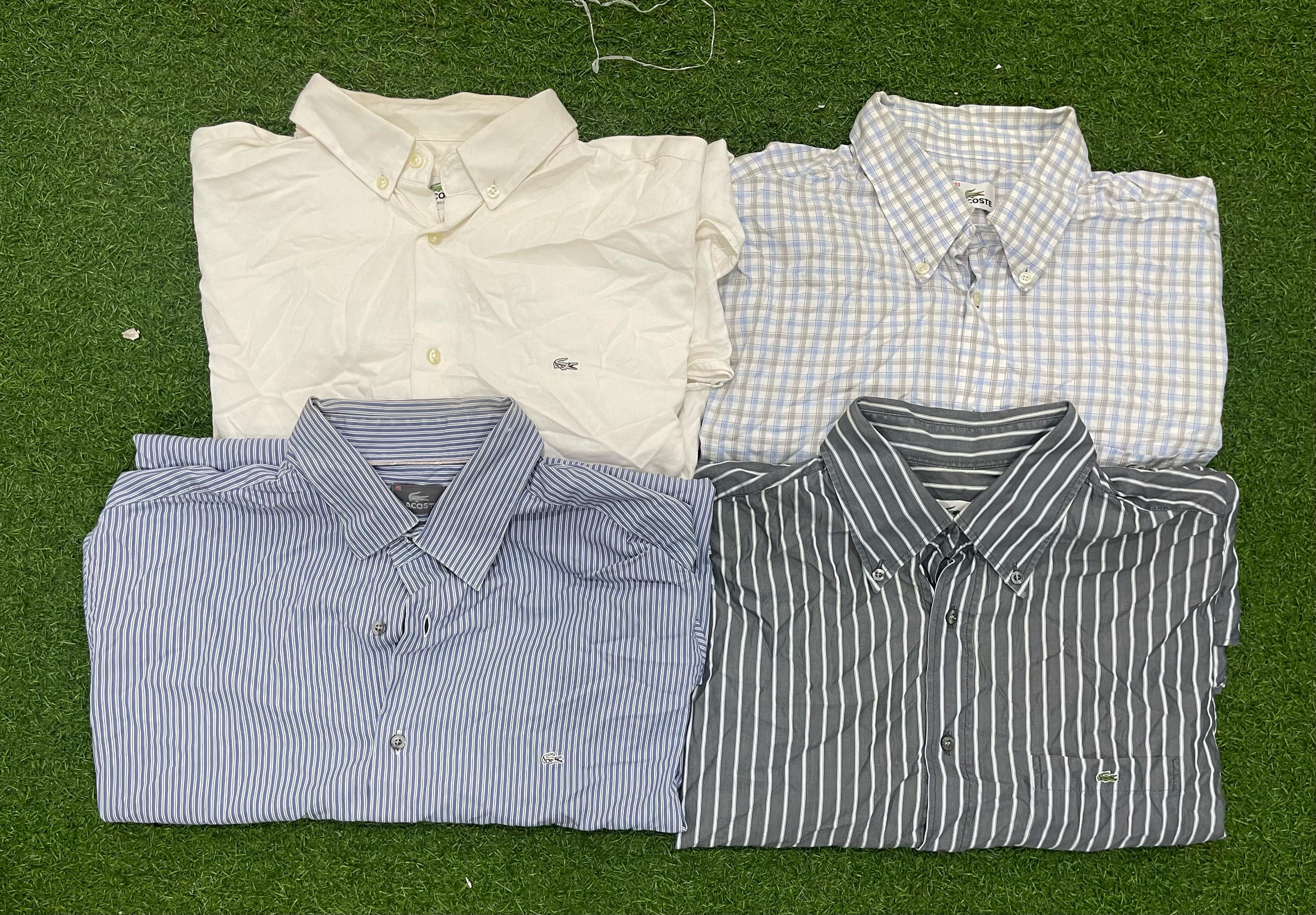 Lacoste Cotton Shirt 20 Pcs