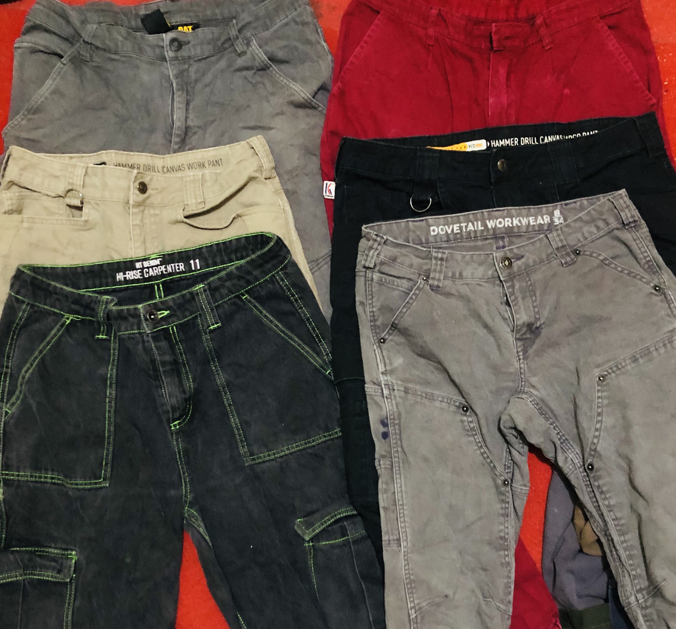 Cargo- und Baumwollhosen