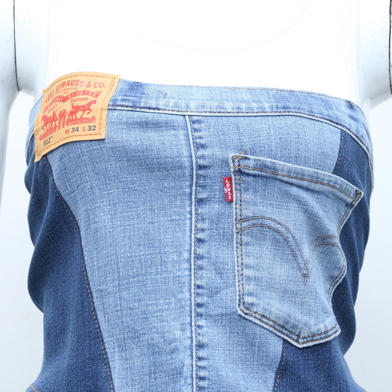 CV0086 Überarbeitetes Levi's Denim Korsett - 20 Stück