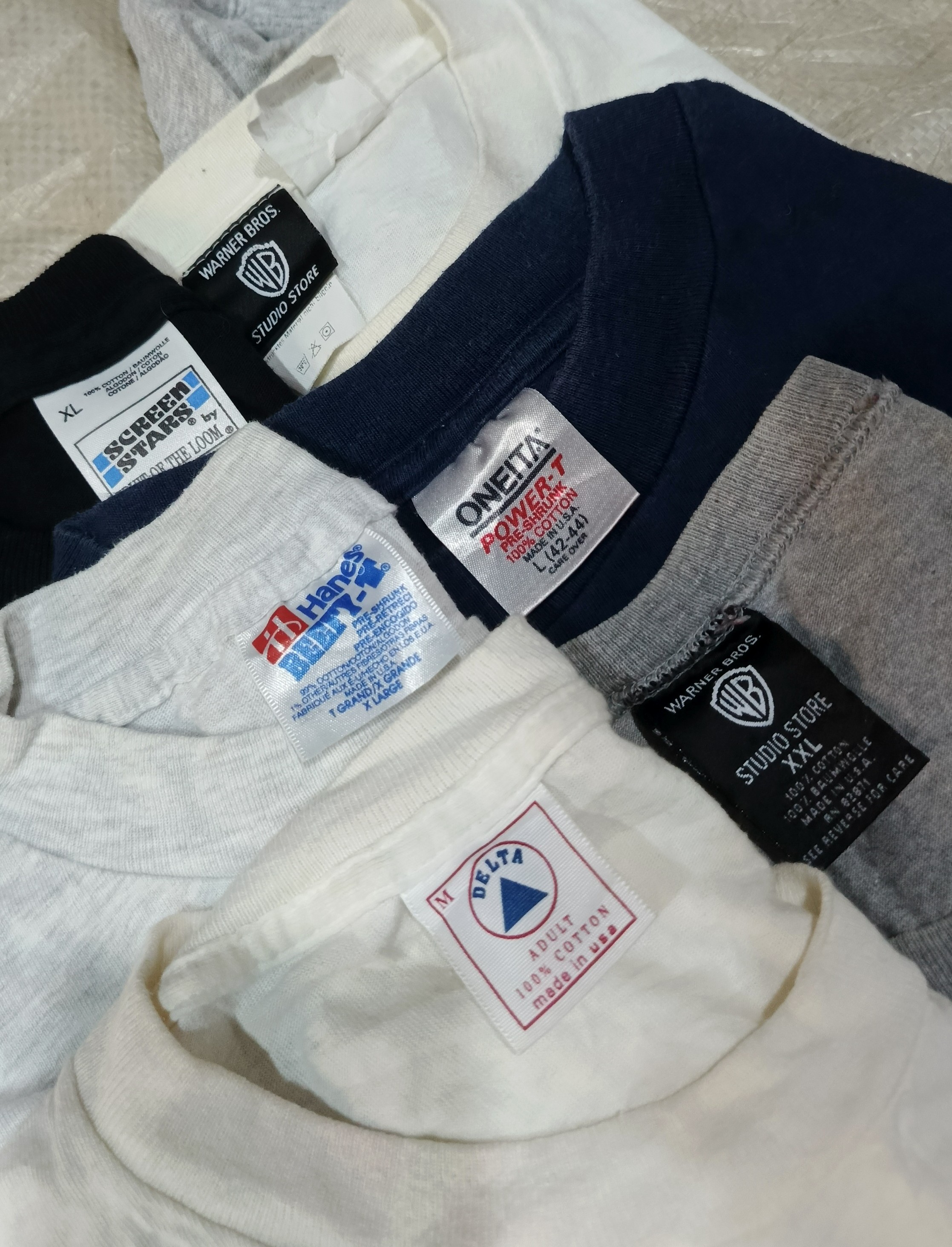 Camisetas de una sola costura Americanas