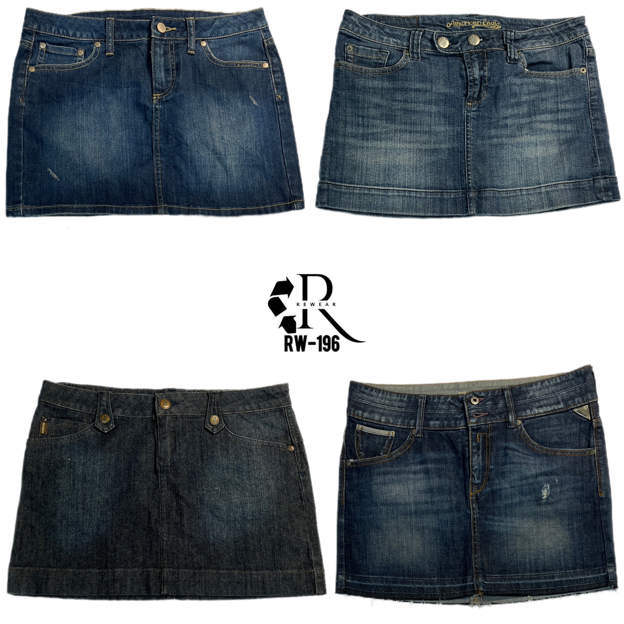 Y2K Britney Era Denim Mini Skirts (RW-196)