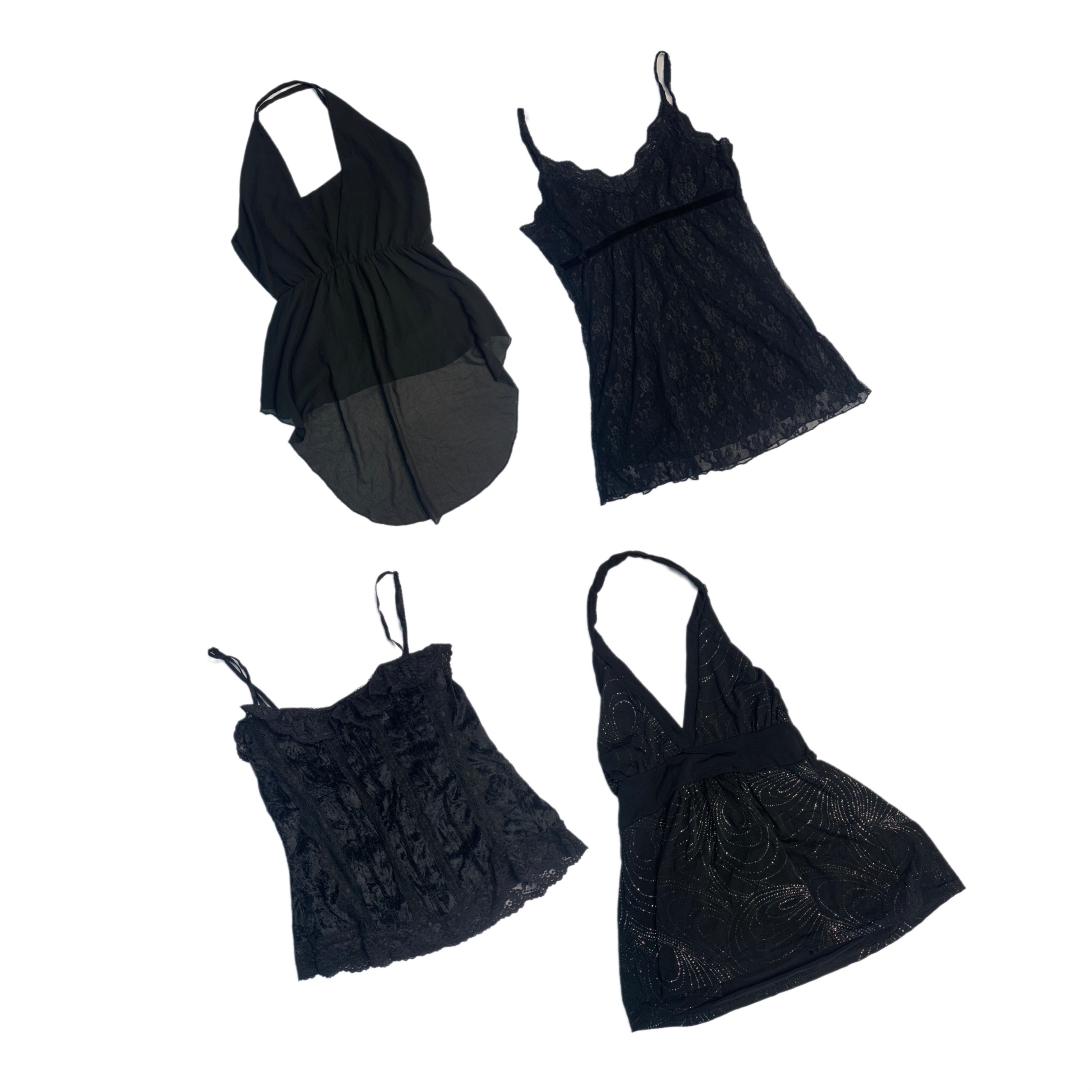 Y2K Gothic Black Tops Mix