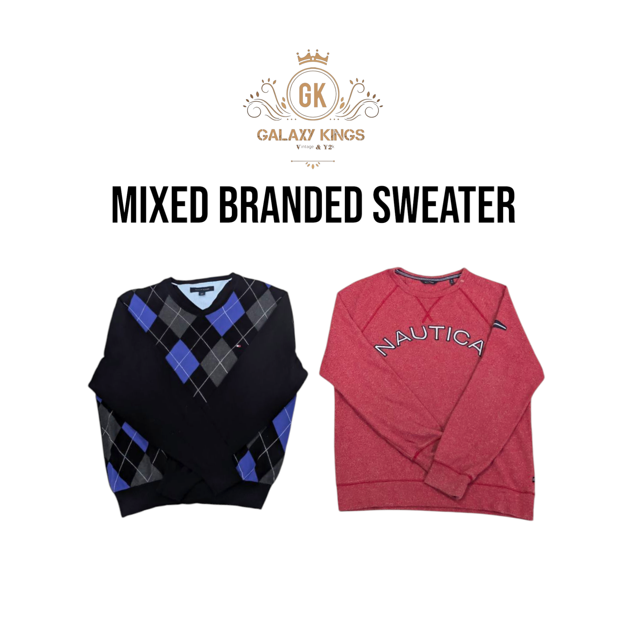 Pull mixte de marque