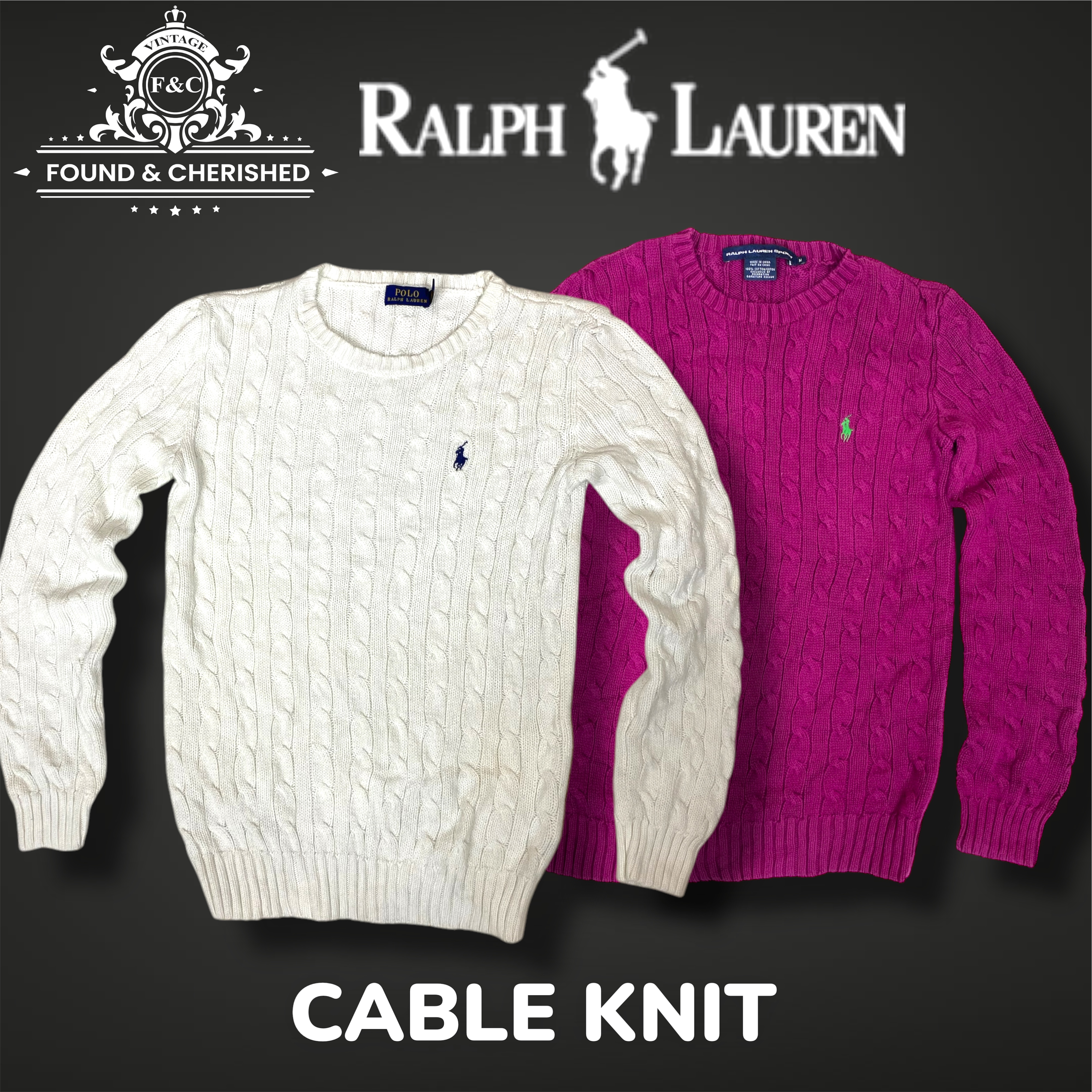 Ralph Lauren Cable Knit 14-Pcs(fnc:184)