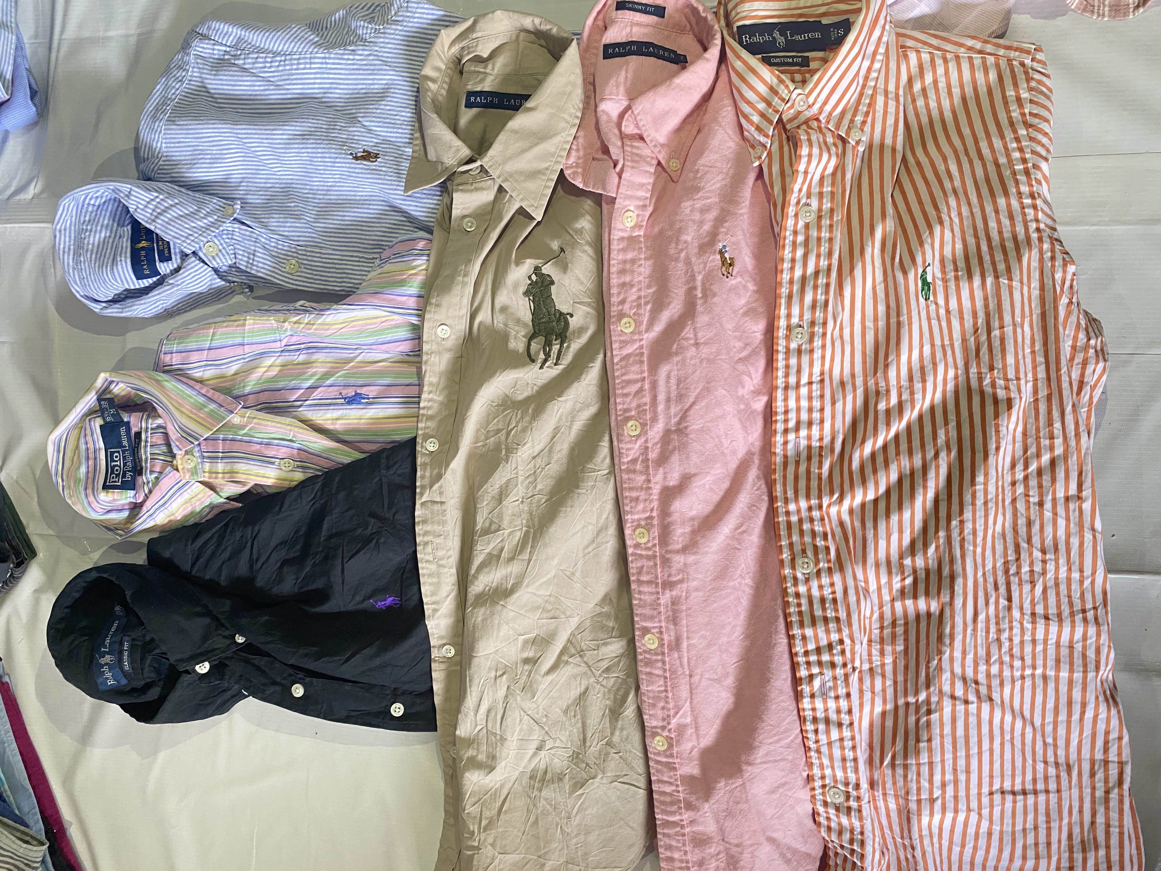 Polo Ralph Lauren Baumwollknopfshemden 12 Stück