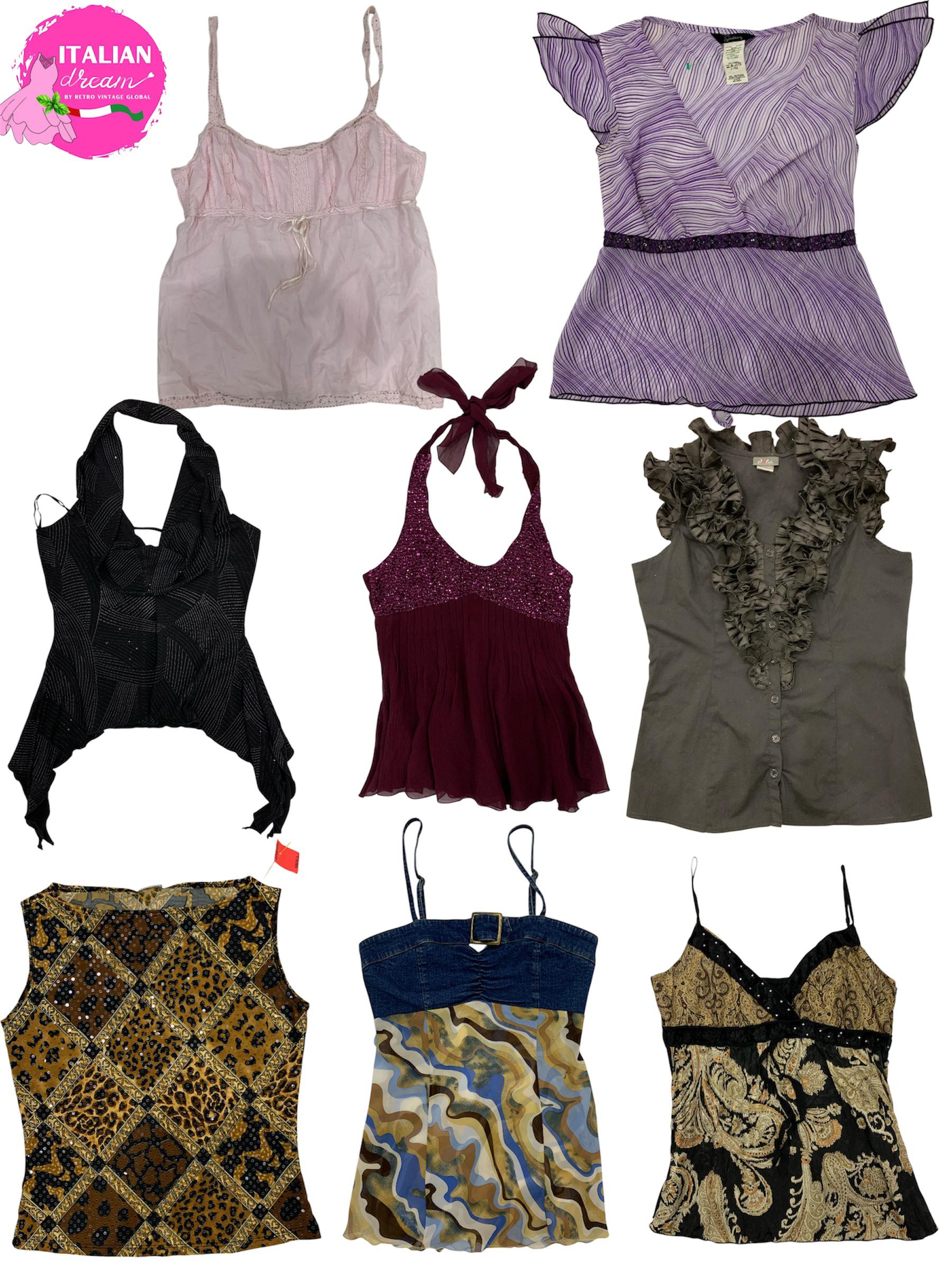 Tops mixtes à la mode Y2K