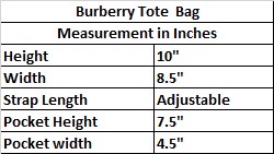 Rework burberry tote bag