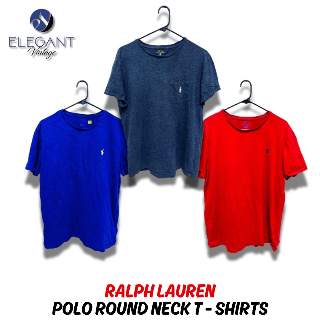 T-shirts à col rond Ralph Lauren Polo - 16 pièces