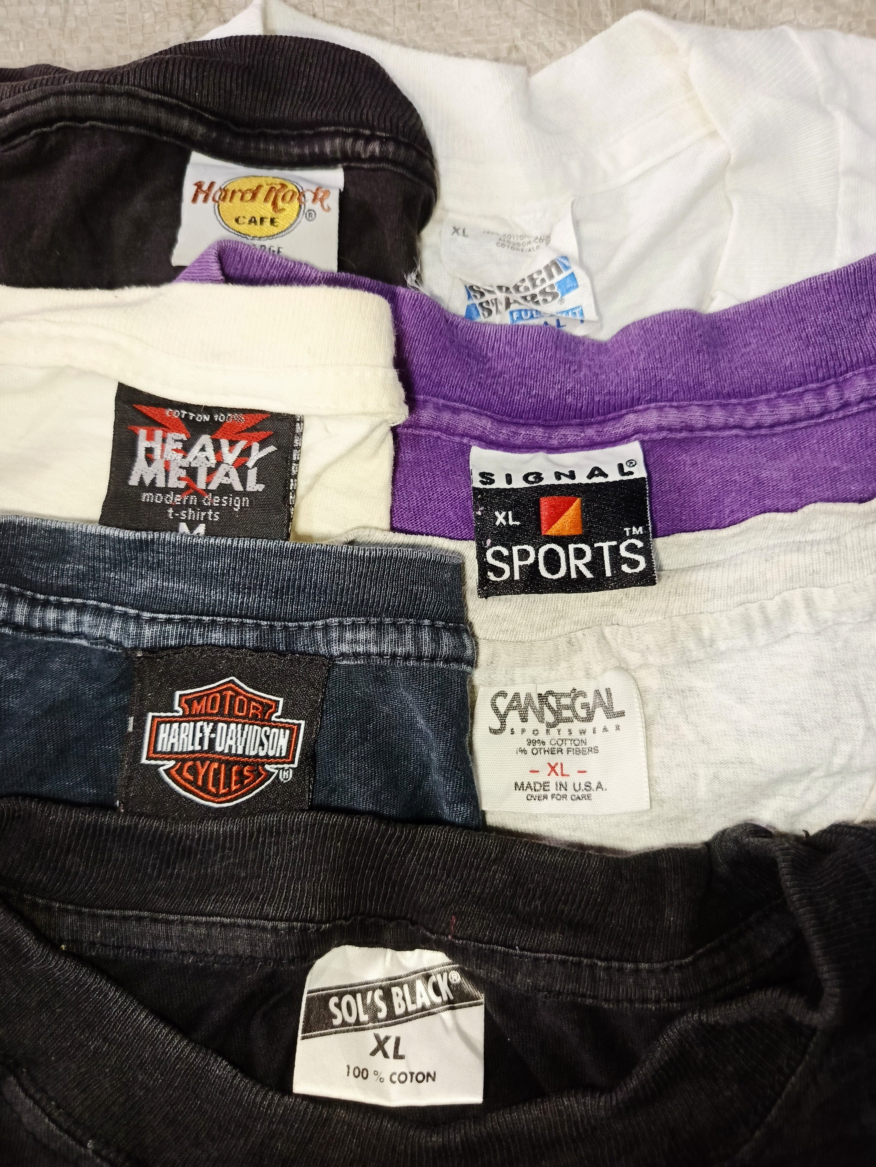Harley Davidson, Single Stiche Hard Rock T-Shirts
